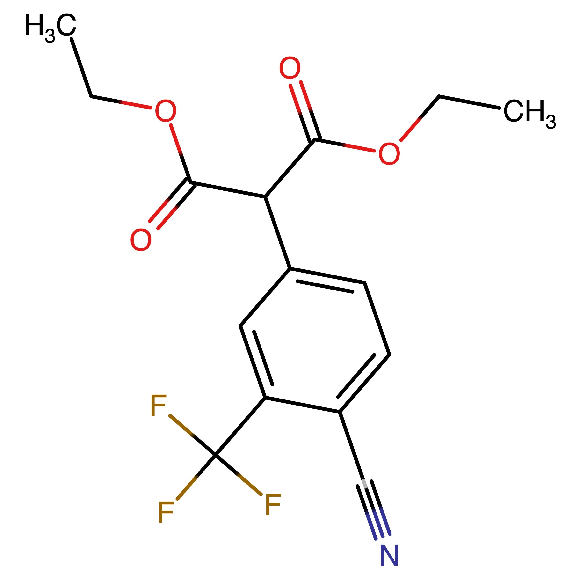 CAS 1898213-72-3 | Diethyl 2-[4-cyano-3-(trifluoromethyl)phenyl]propanedioate