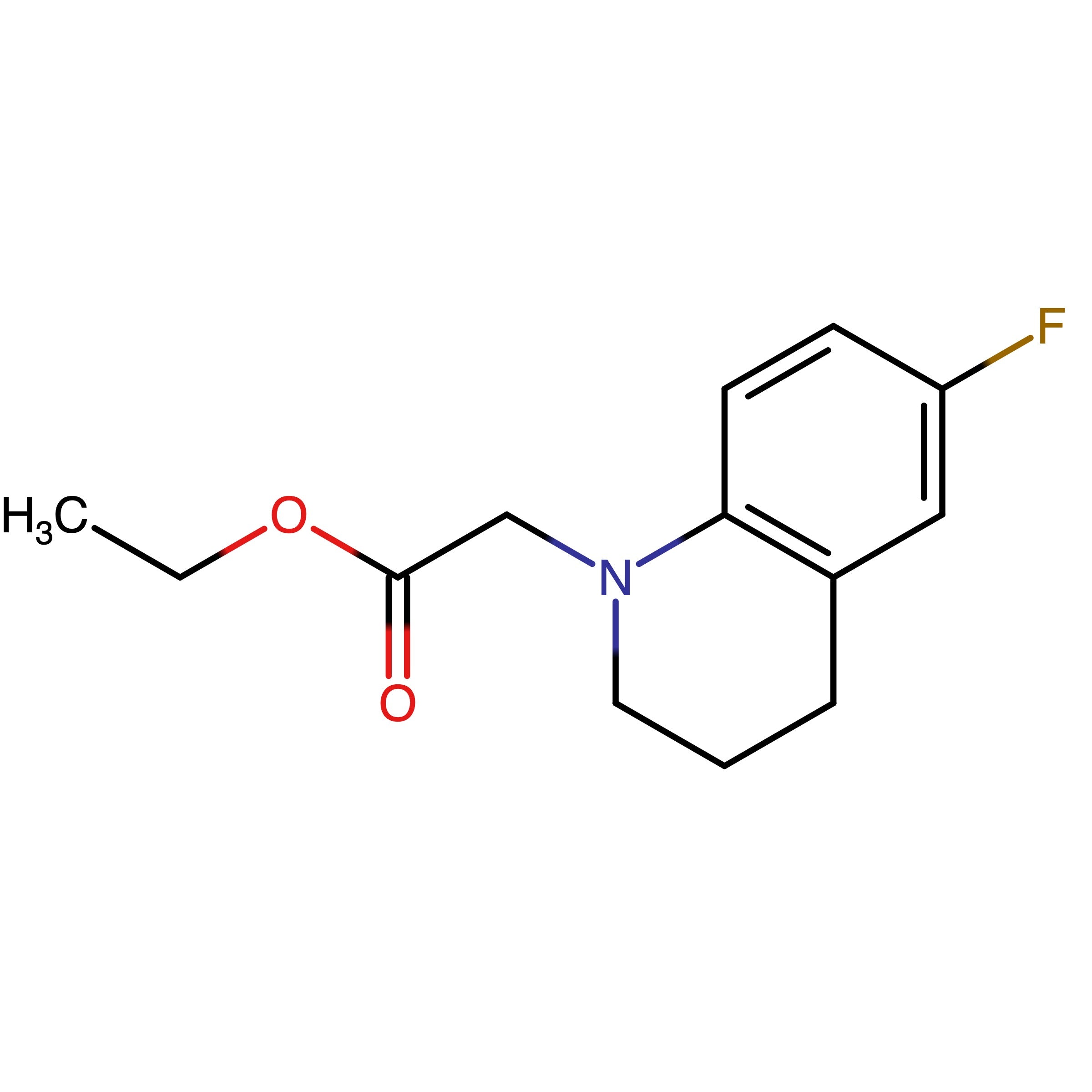 CAS 1898213-81-4 | Ethyl 2-(6-fluoro-3,4-dihydroquinolin-1(2H)-yl)acetate