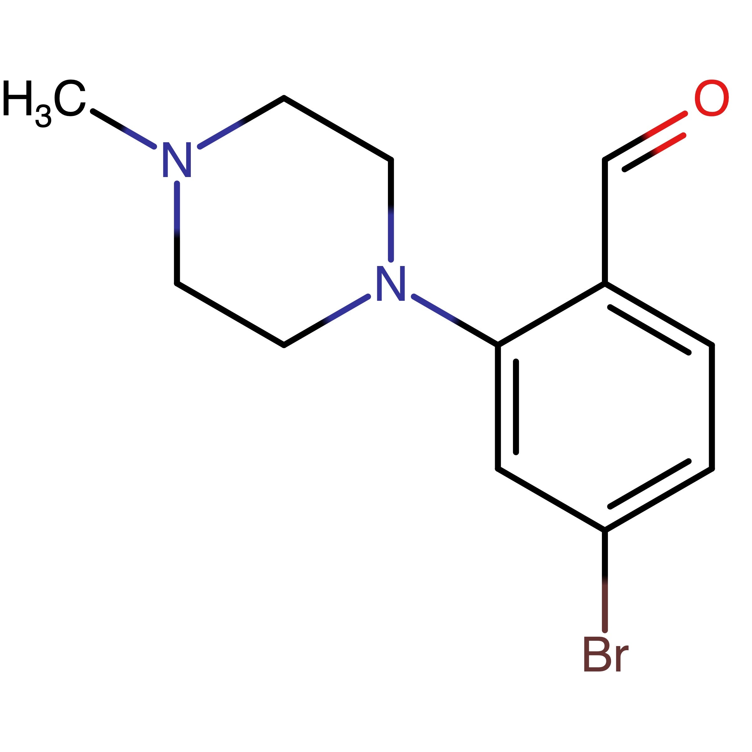 CAS 628326-12-5 | 4-Bromo-2-(4-methylpiperazin-1-yl)benzaldehyde | MFCD09030507