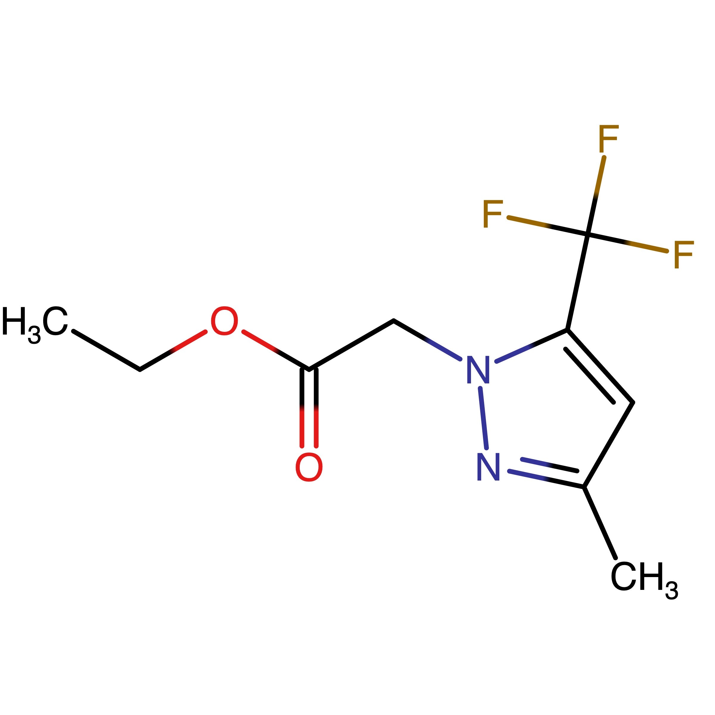 CAS 1015781-16-4 | Ethyl 2-(3-methyl-5-(trifluoromethyl)-1H-pyrazol-1-yl)acetate | MFCD24540486