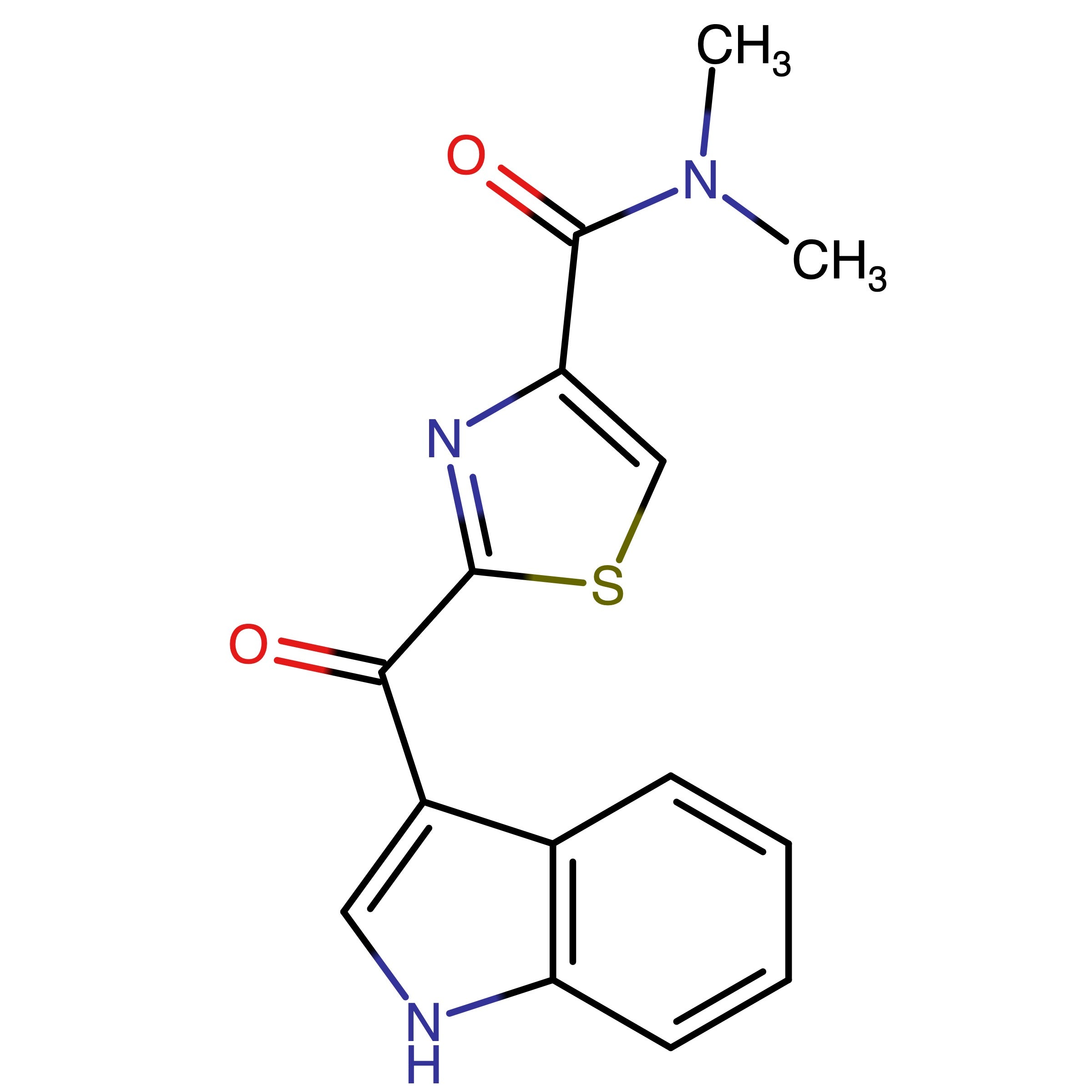 CAS 2654048-90-3 | 2-(1H-Indole-3-carbonyl)-N,N-dimethylthiazole-4-carboxamide