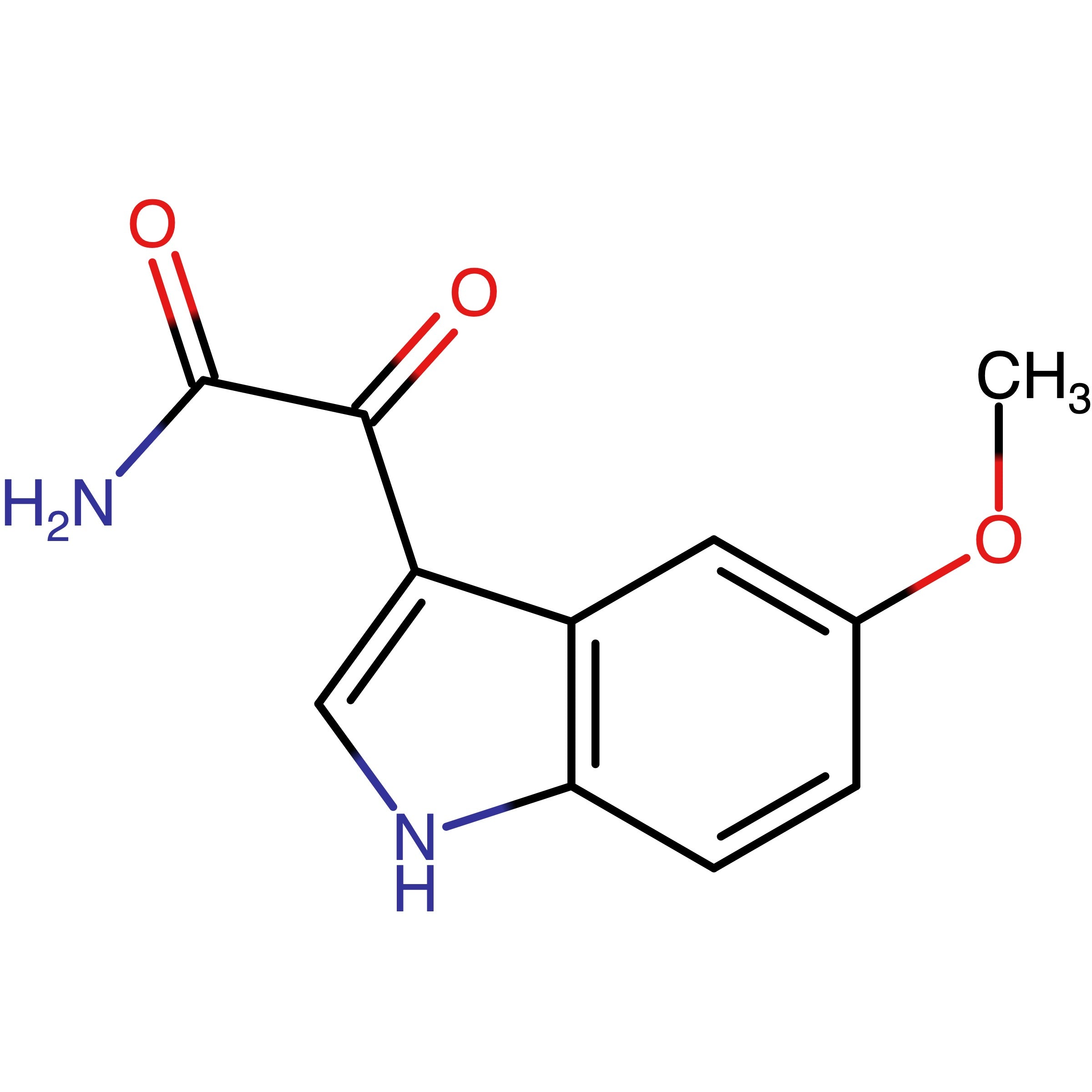 CAS 52055-22-8 | 2-(5-Methoxy-1H-indol-3-yl)-2-oxoacetamide | MFCD17019477