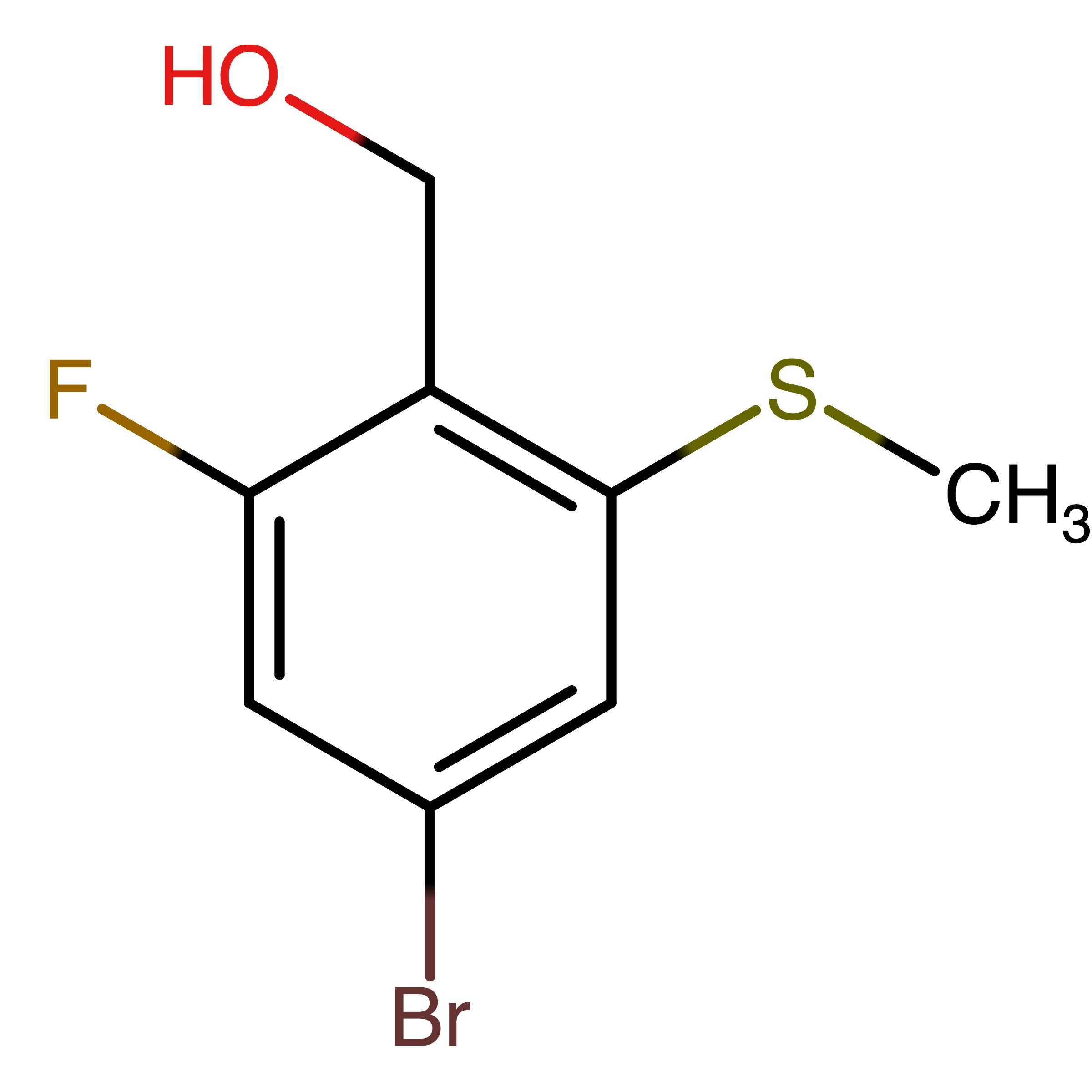 CAS 1256918-53-2 | (4-Bromo-2-fluoro-6-(methylthio)phenyl)methanol