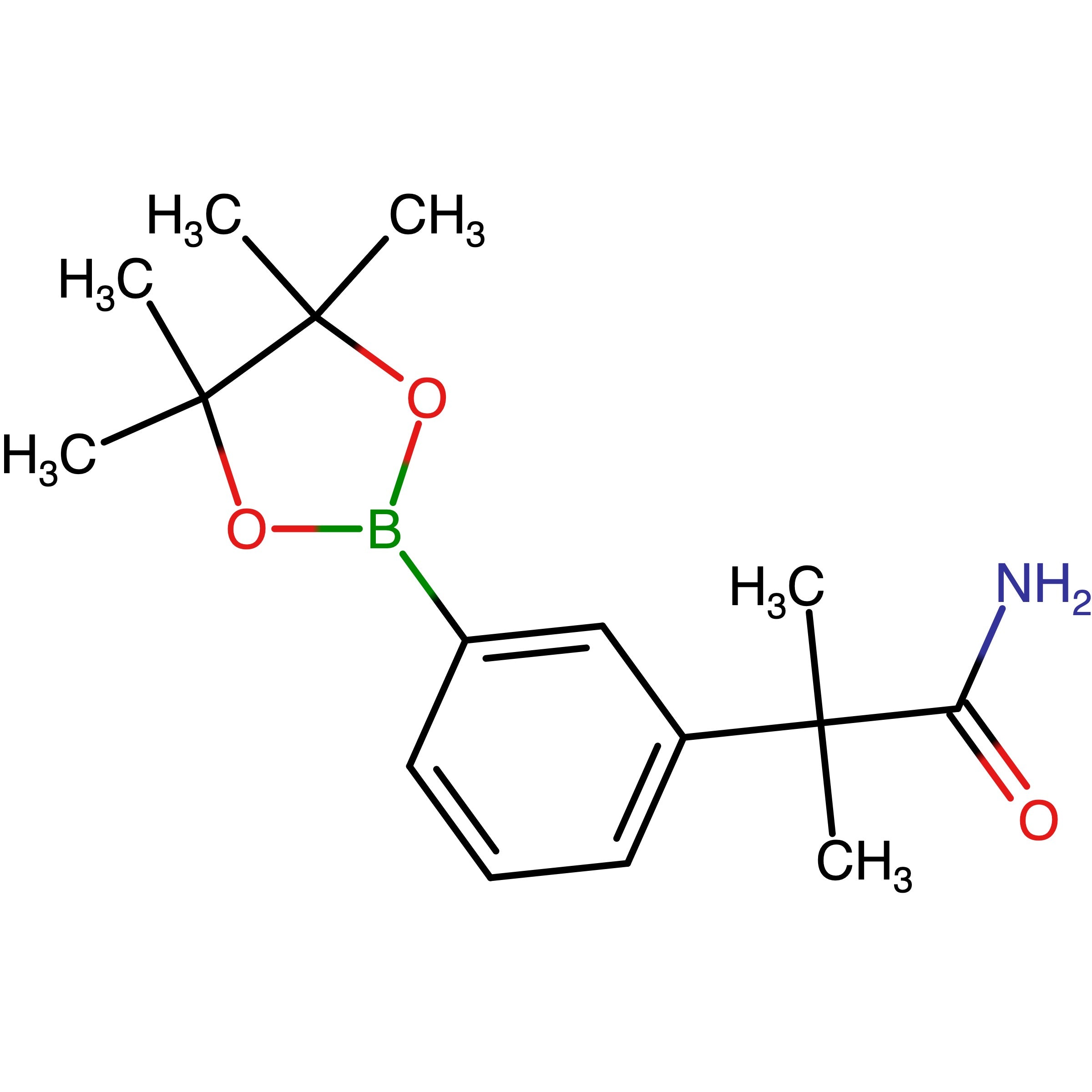 CAS 1628010-80-9 | 2-Methyl-2-(3-(4,4,5,5-tetramethyl-1,3,2-dioxaborolan-2-yl)phenyl)propanamide | MFCD24039937
