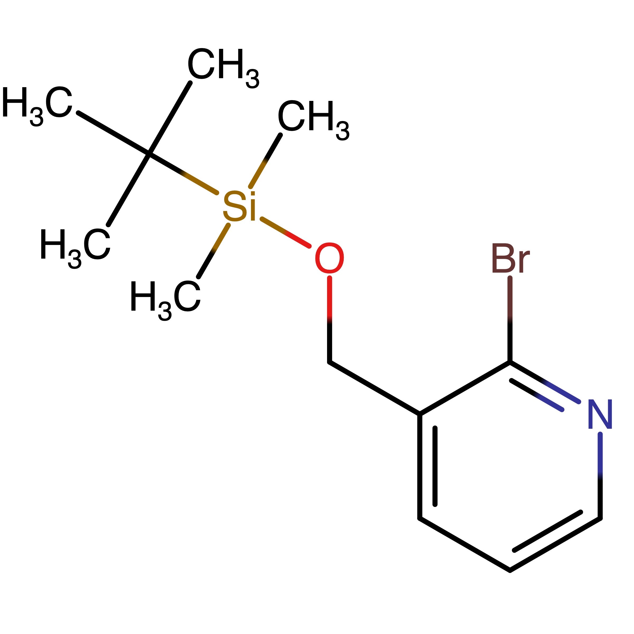 CAS 524019-50-9 | 2-Bromo-3-(((tert-butyldimethylsilyl)oxy)methyl)pyridine