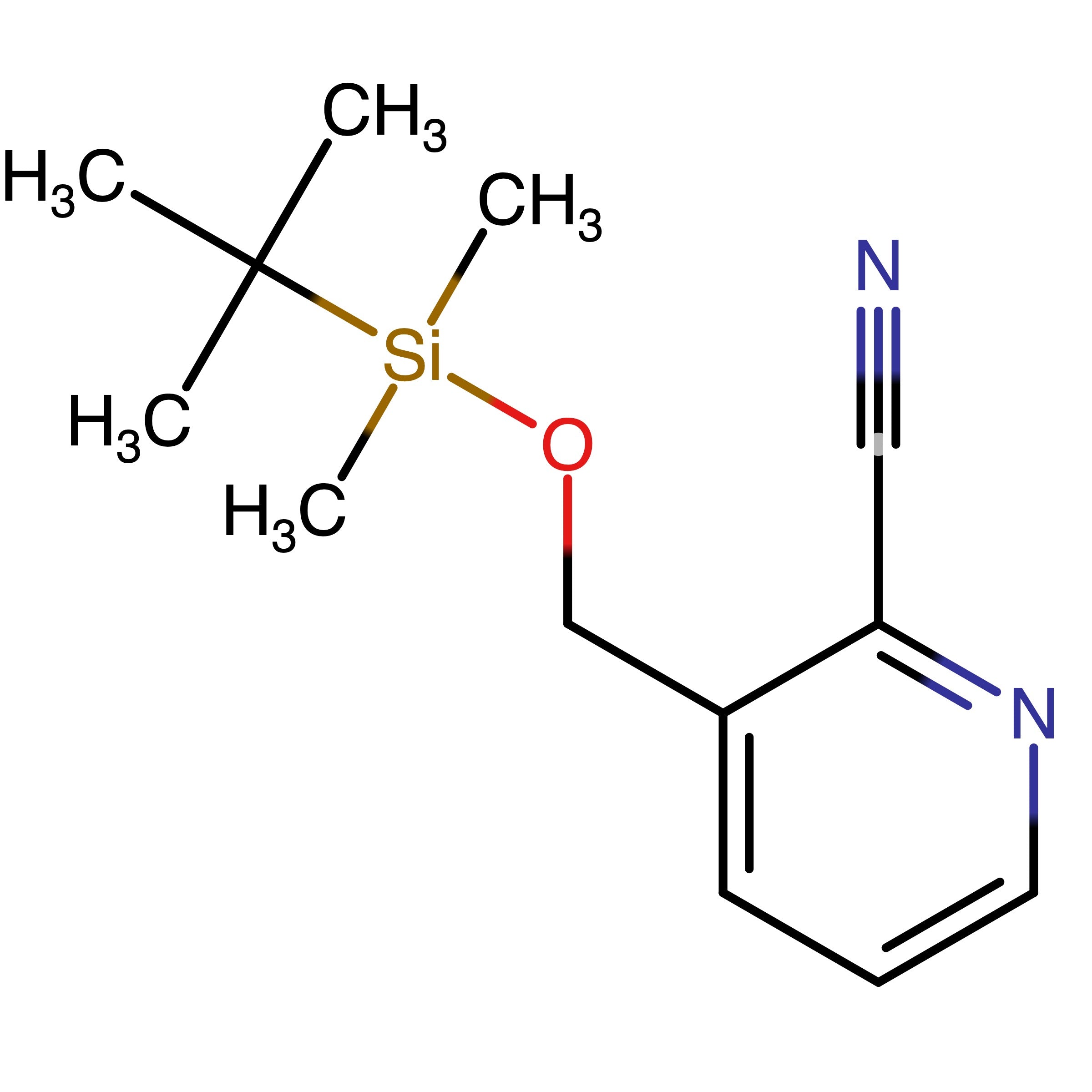 CAS 210037-84-6 | 3-(((tert-Butyldimethylsilyl)oxy)methyl)picolinonitrile