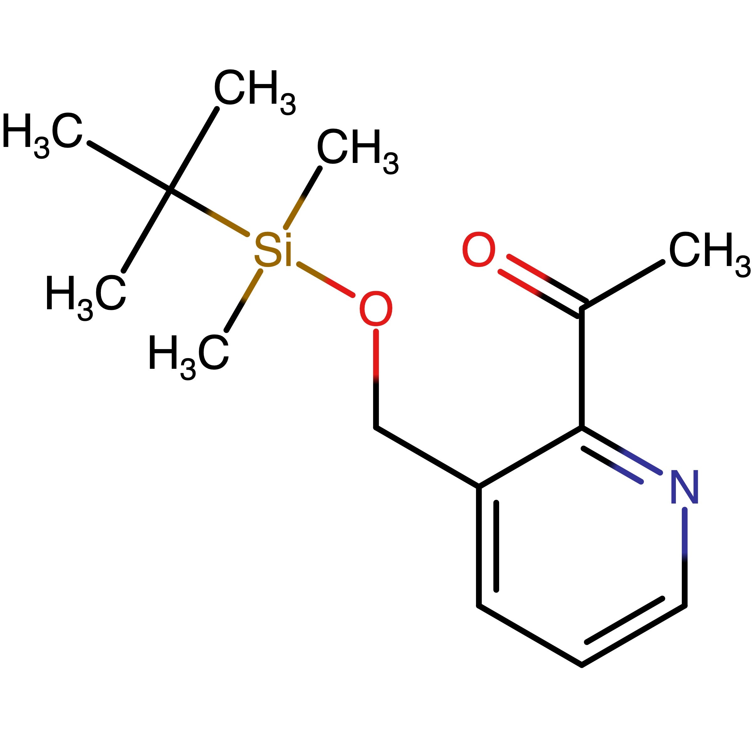 CAS 1446321-91-0 | 1-(3-(((tert-Butyldimethylsilyl)oxy)methyl)pyridin-2-yl)ethan-1-one