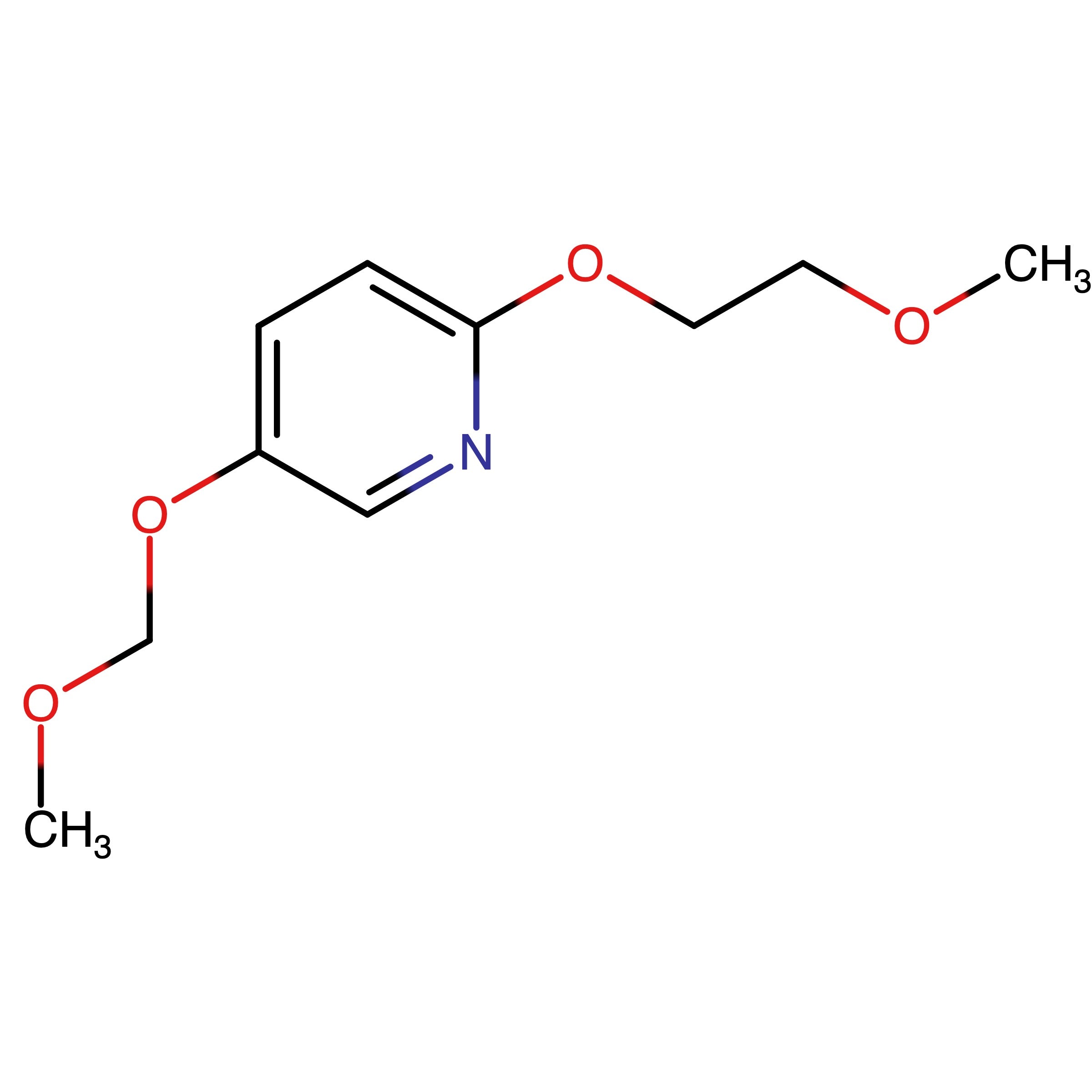 CAS 1446346-83-3 | 2-(2-Methoxyethoxy)-5-(methoxymethoxy)pyridine