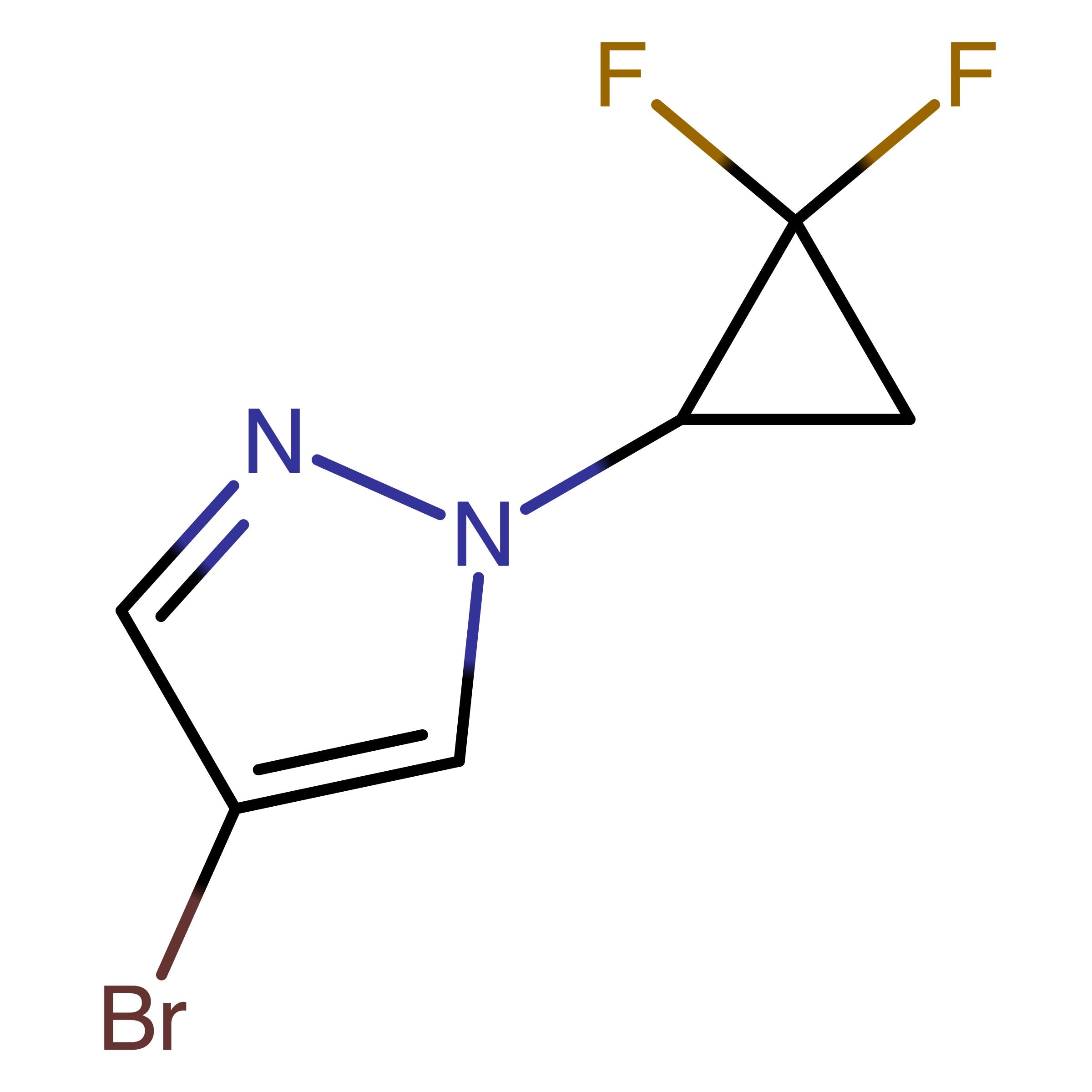 CAS 2173998-80-4 | 4-Bromo-1-(2,2-difluorocyclopropyl)-1H-pyrazole | MFCD31617152