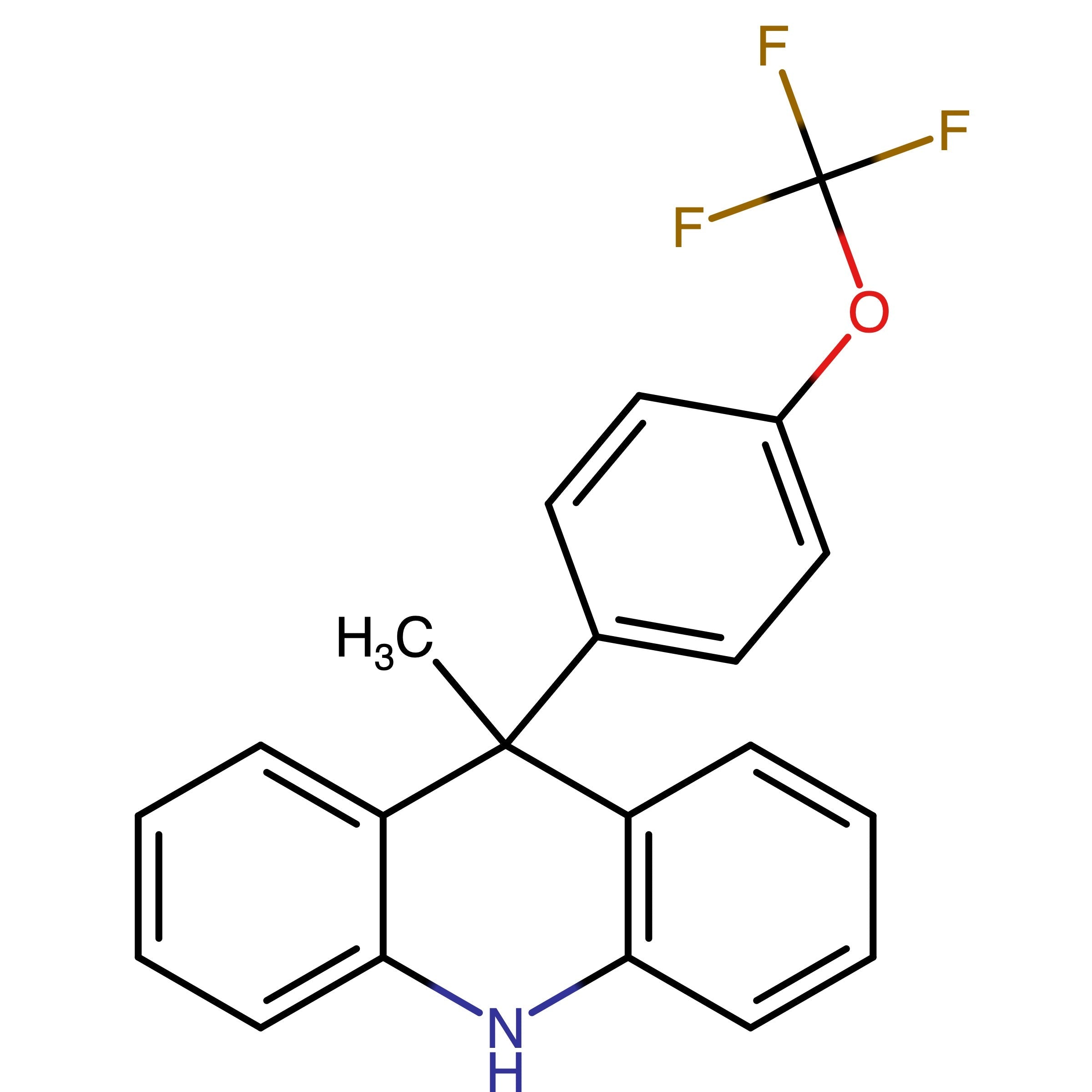 CAS 2624307-17-9 | 9-Methyl-9-(4-(trifluoromethoxy)phenyl)-9,10-dihydroacridine