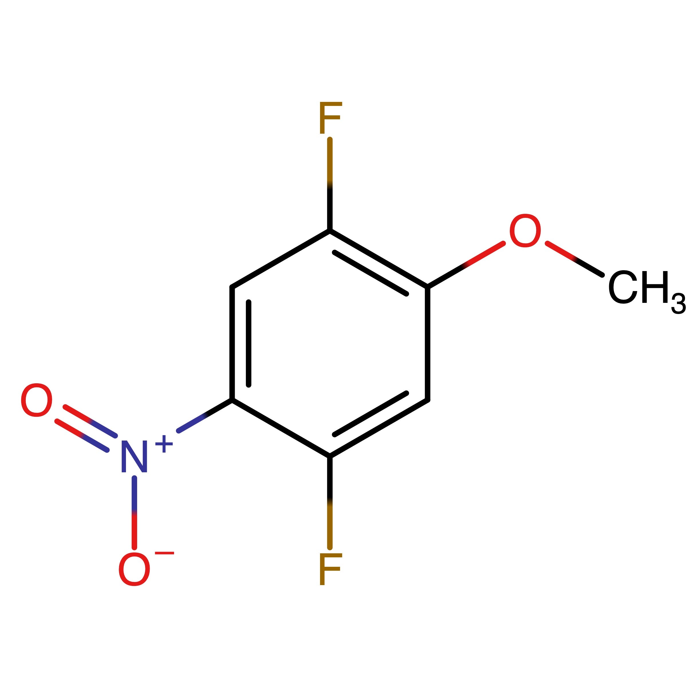 CAS 66684-63-7 | 1,4-Difluoro-2-methoxy-5-nitrobenzene | MFCD22200174