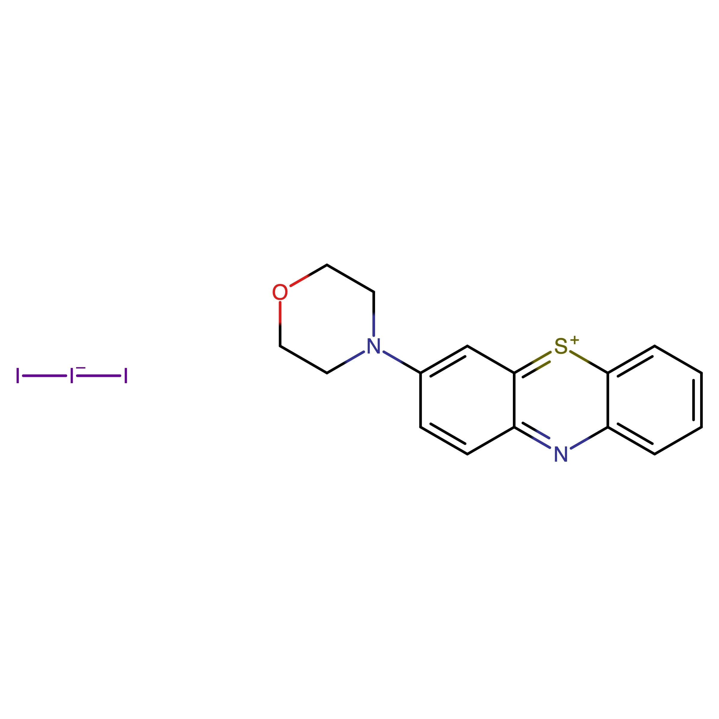 CAS 153813-93-5 | 3-Morpholinophenothiazin-5-ium triiodide