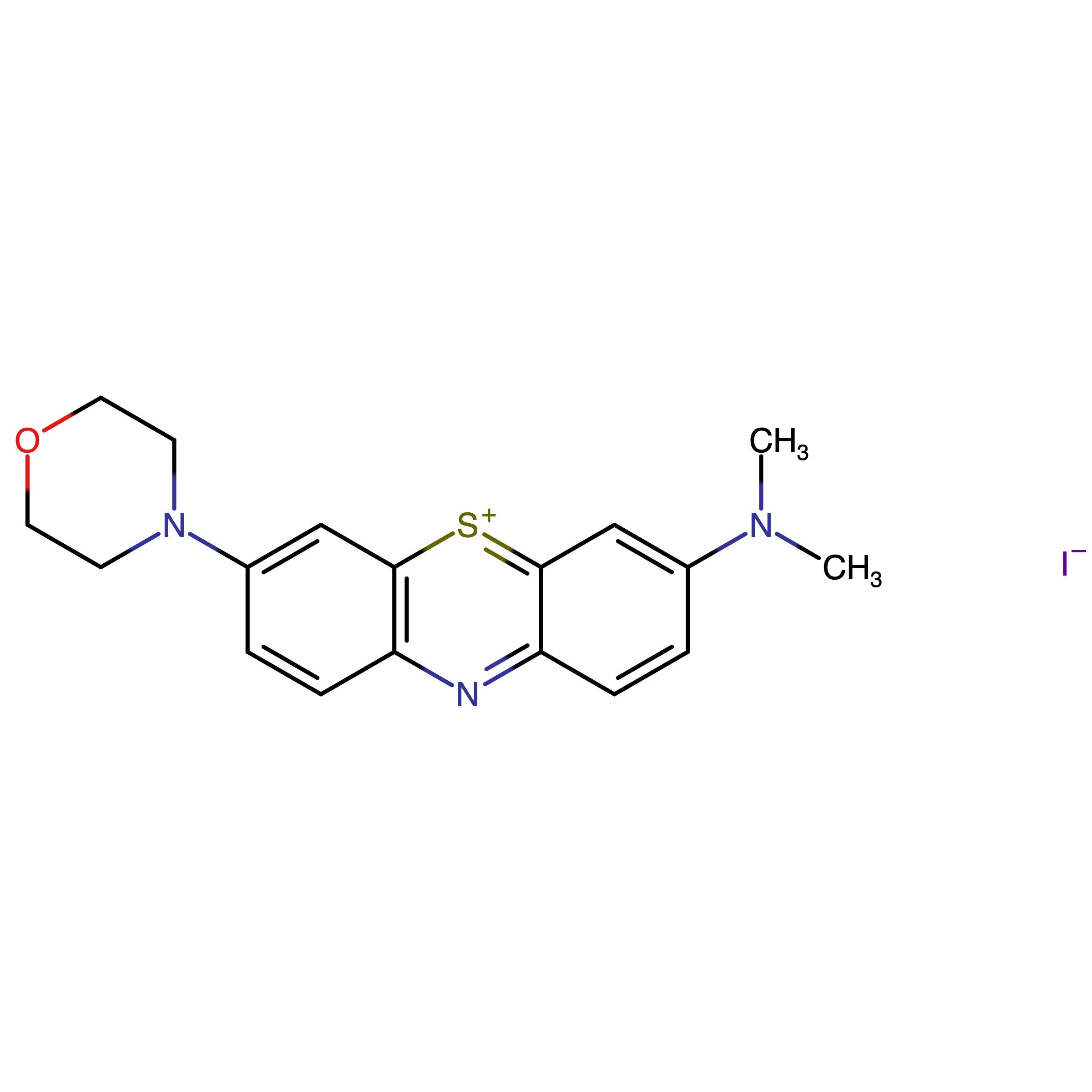 CAS 153813-95-7 | 3-(Dimethylamino)-7-morpholinophenothiazin-5-ium iodide