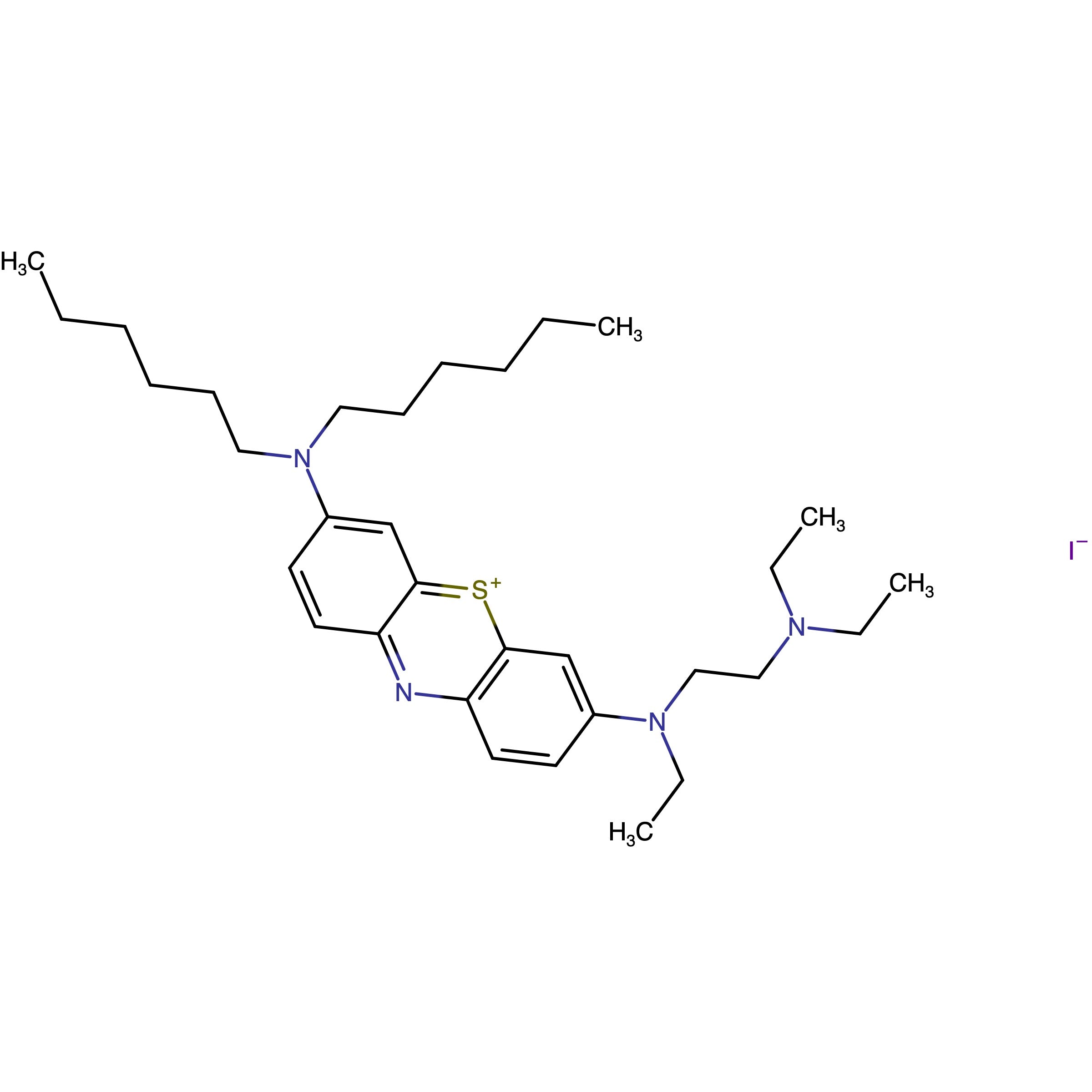 CAS 1241913-73-4 | 3-((2-(Diethylamino)ethyl)(ethyl)amino)-7-(dihexylamino)phenothiazin-5-ium iodide
