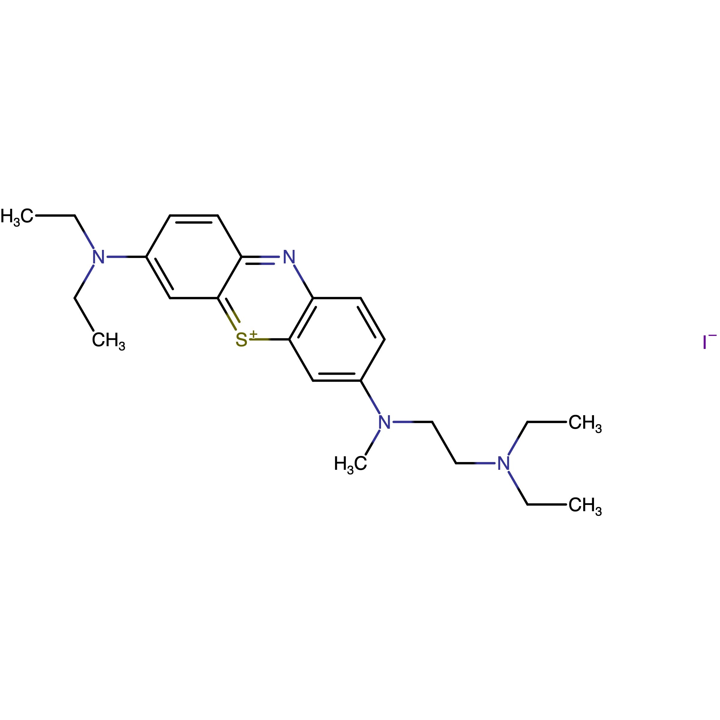 CAS 1241913-86-9 | 3-(Diethylamino)-7-((2-(diethylamino)ethyl)(methyl)amino)phenothiazin-5-ium iodide
