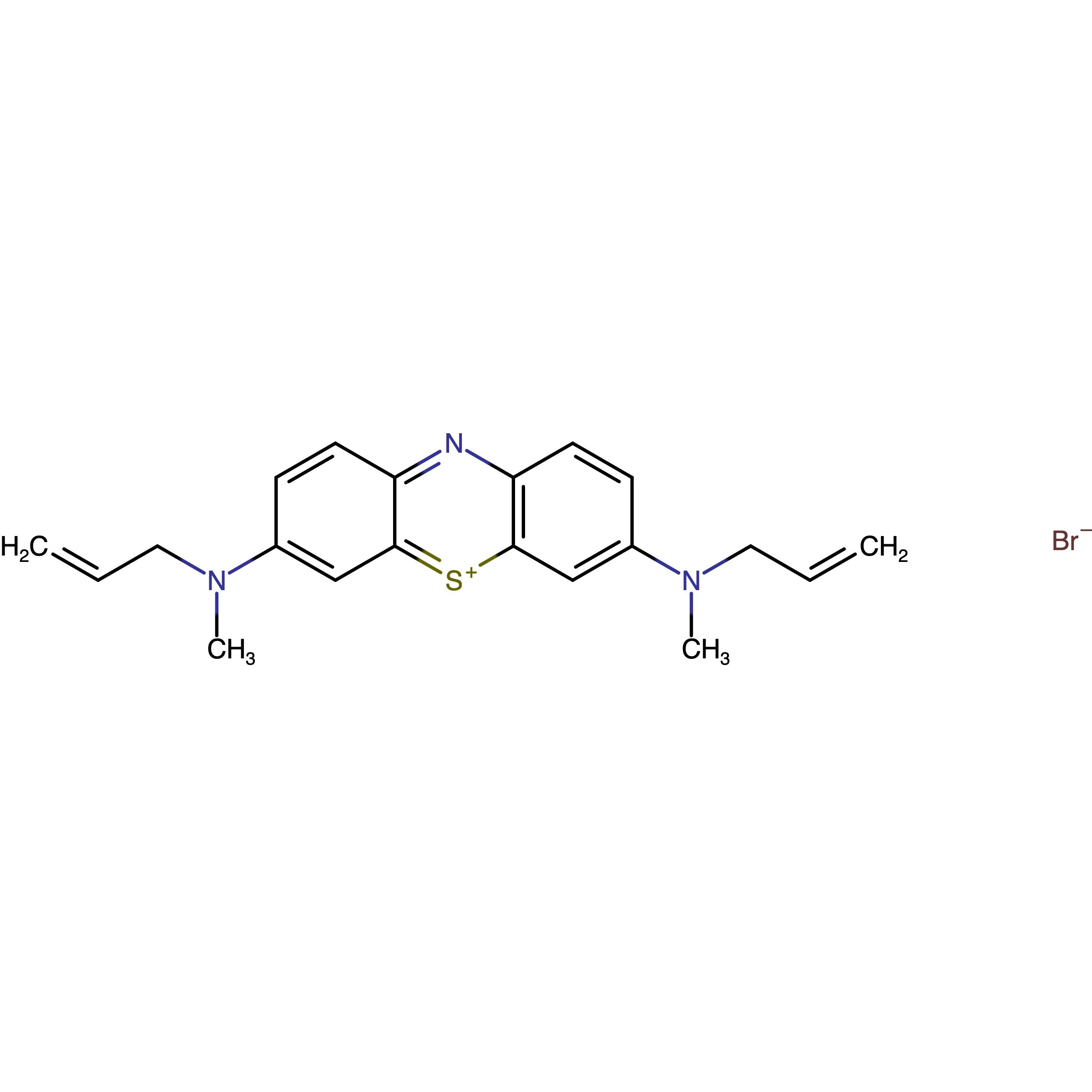 CAS 194287-67-7 | 3,7-Bis(allyl(methyl)amino)phenothiazin-5-ium bromide