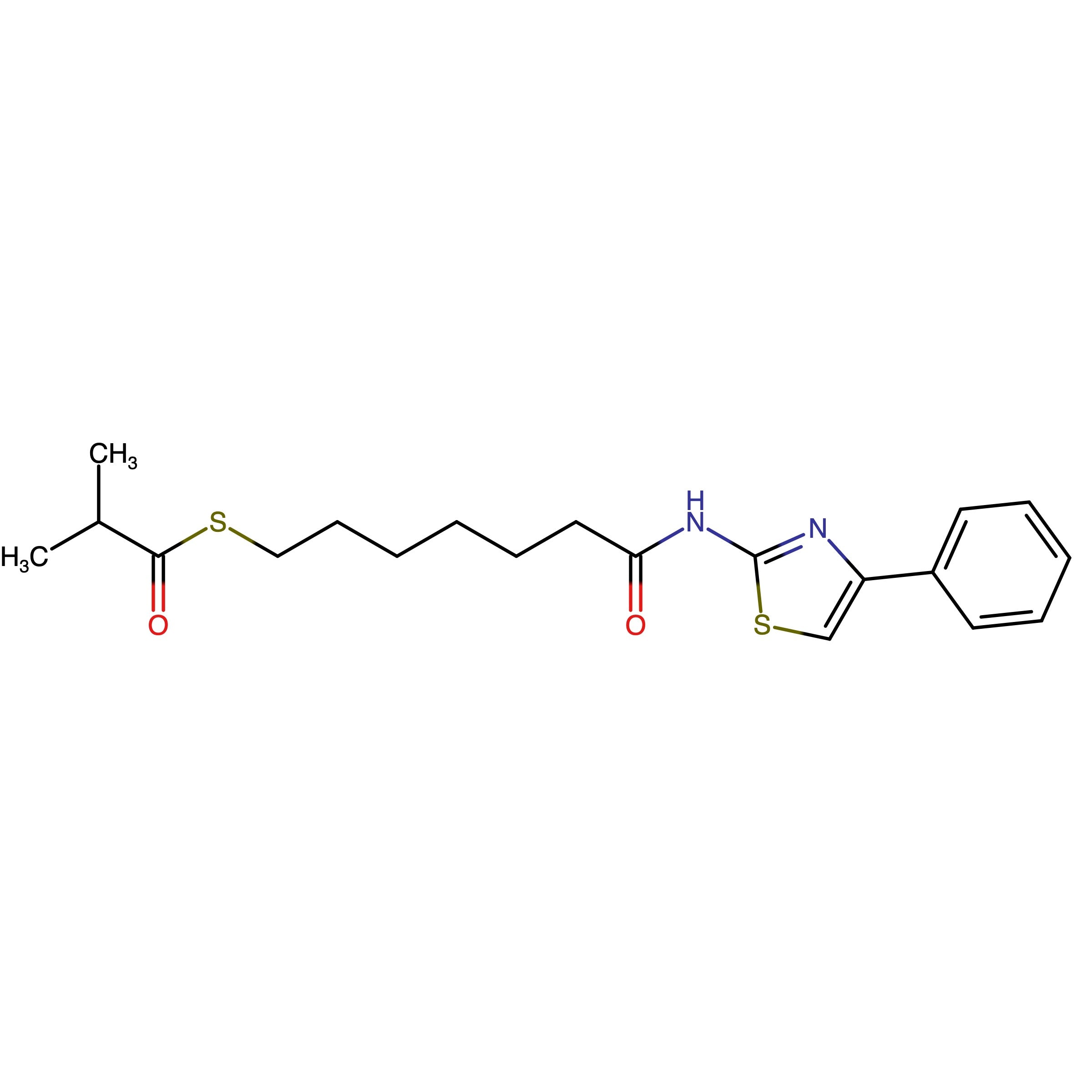 CAS 848354-66-5 | S-[7-oxo-7-[(4-phenyl-1,3-thiazol-2-yl)amino]heptyl] 2-methylpropanethioate | MFCD08705329