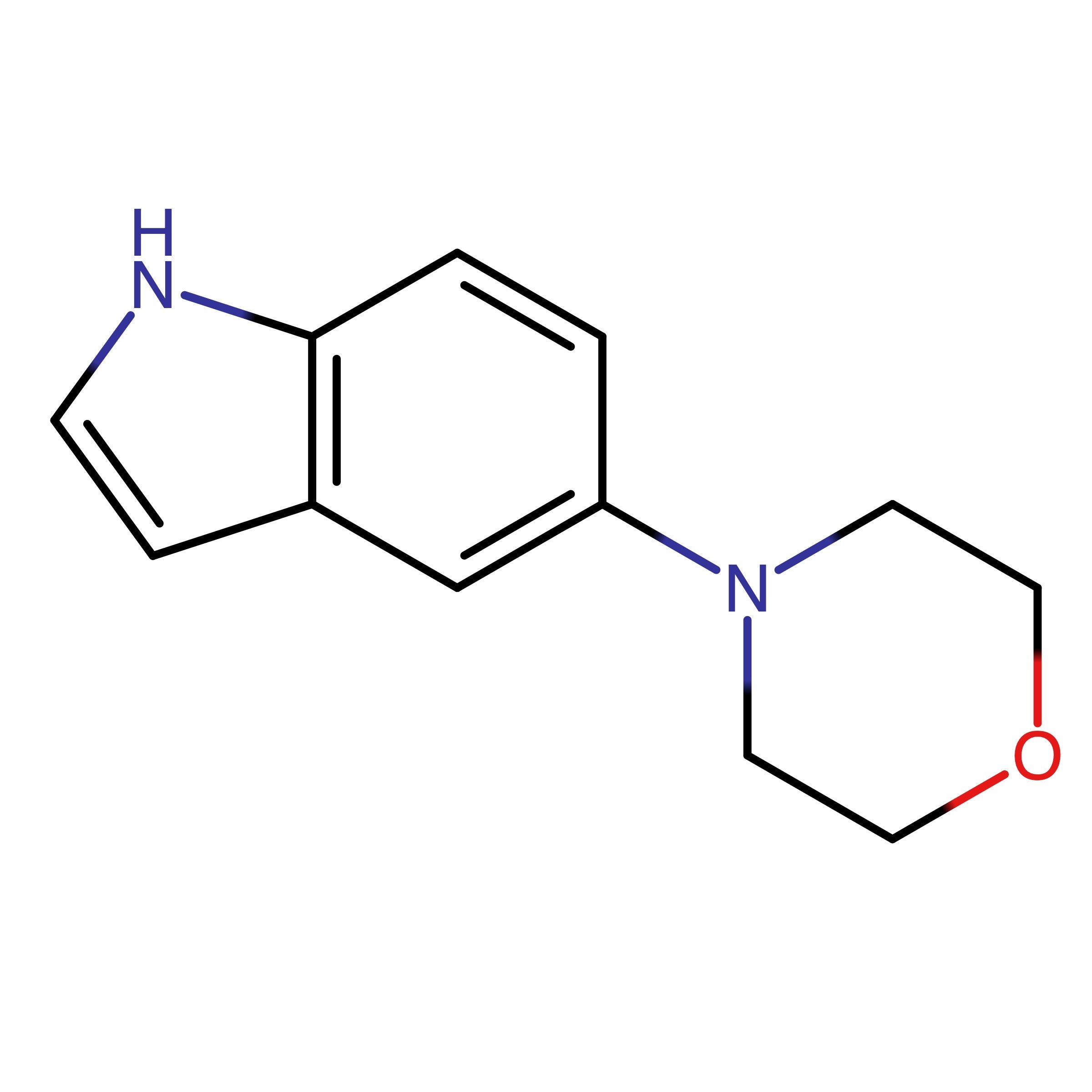 CAS 245117-16-2 | 4-(1H-Indol-5-yl)morpholine | MFCD09954825