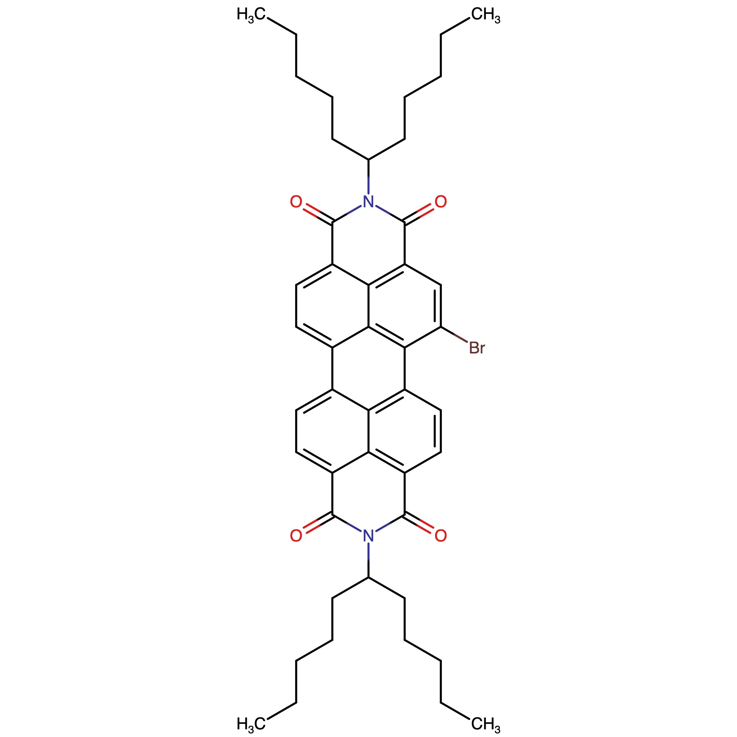 CAS 1309387-42-5 | 5-Bromo-2,9-di(undecan-6-yl)anthra[2,1,9-def:6,5,10-d'e'f']diisoquinoline-1,3,8,10(2H,9H)-tetraone