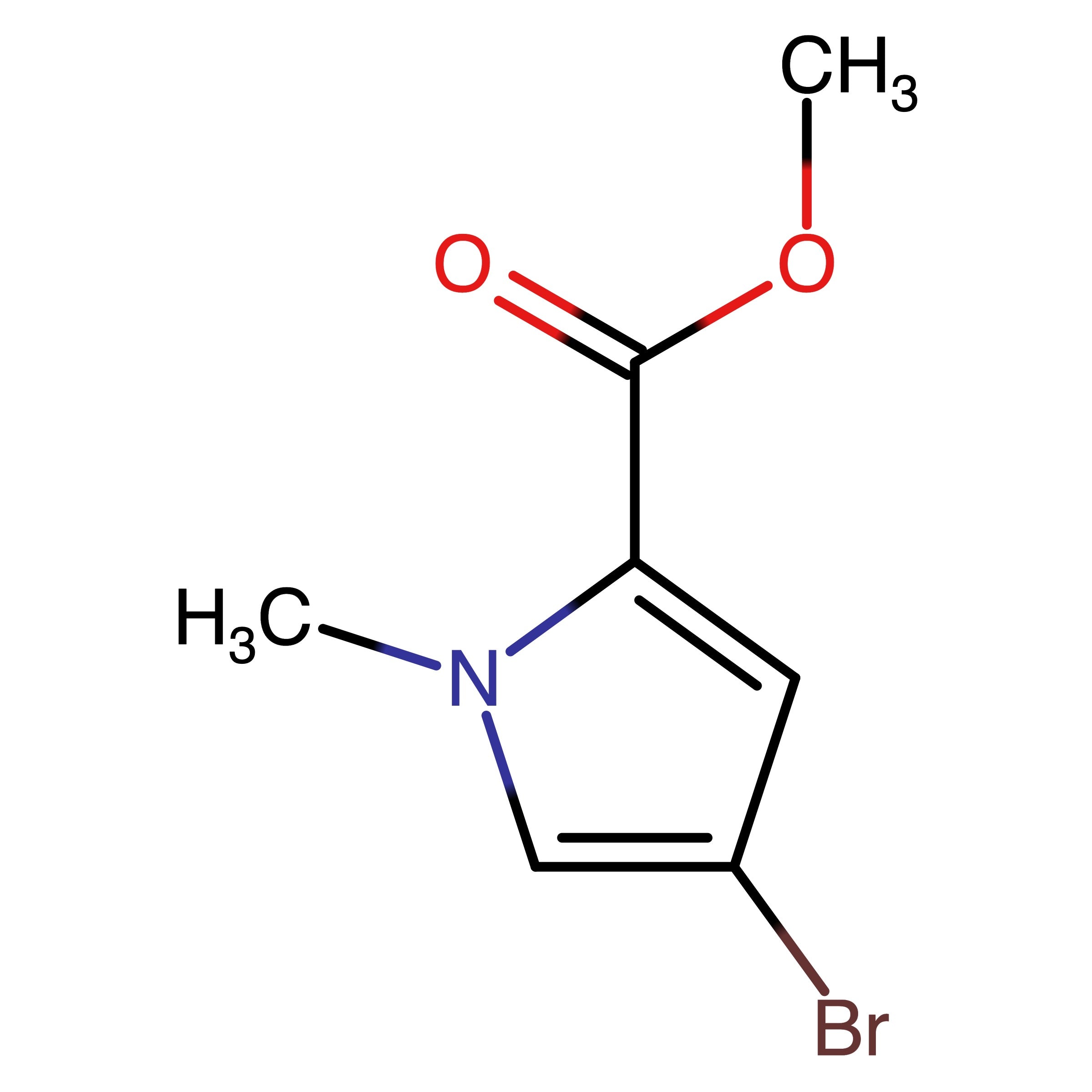 CAS 1196-90-3 | Methyl 4-bromo-1-methyl-1H-pyrrole-2-carboxylate | MFCD08275077