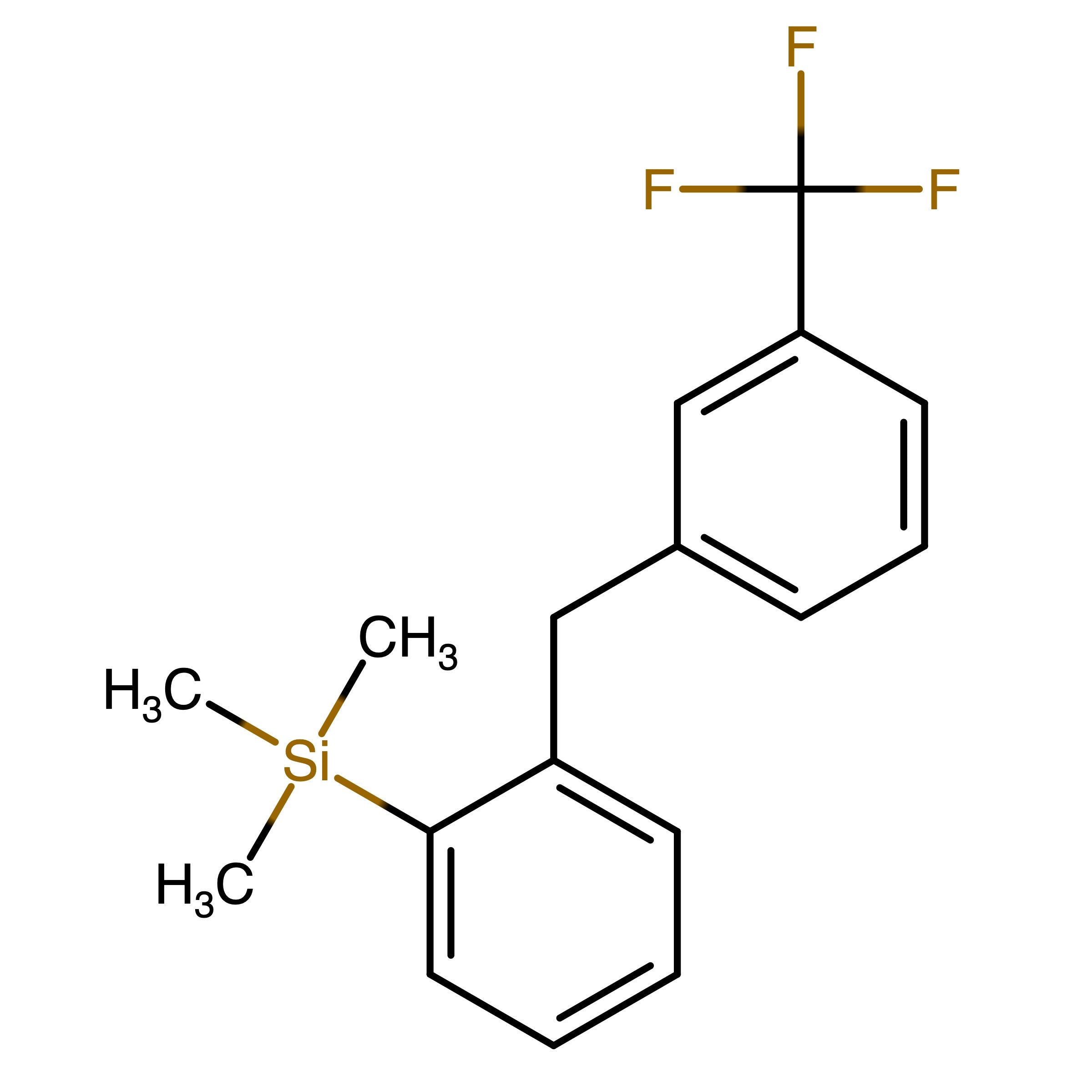 CAS 2055377-86-9 | Trimethyl(2-(3-(trifluoromethyl)benzyl)phenyl)silane