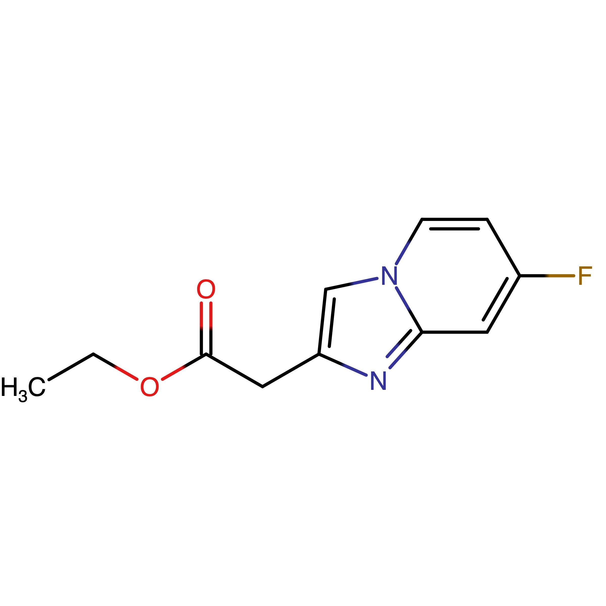 CAS 1433203-72-5 | Ethyl 2-(7-fluoroimidazo[1,2-a]pyridin-2-yl)acetate