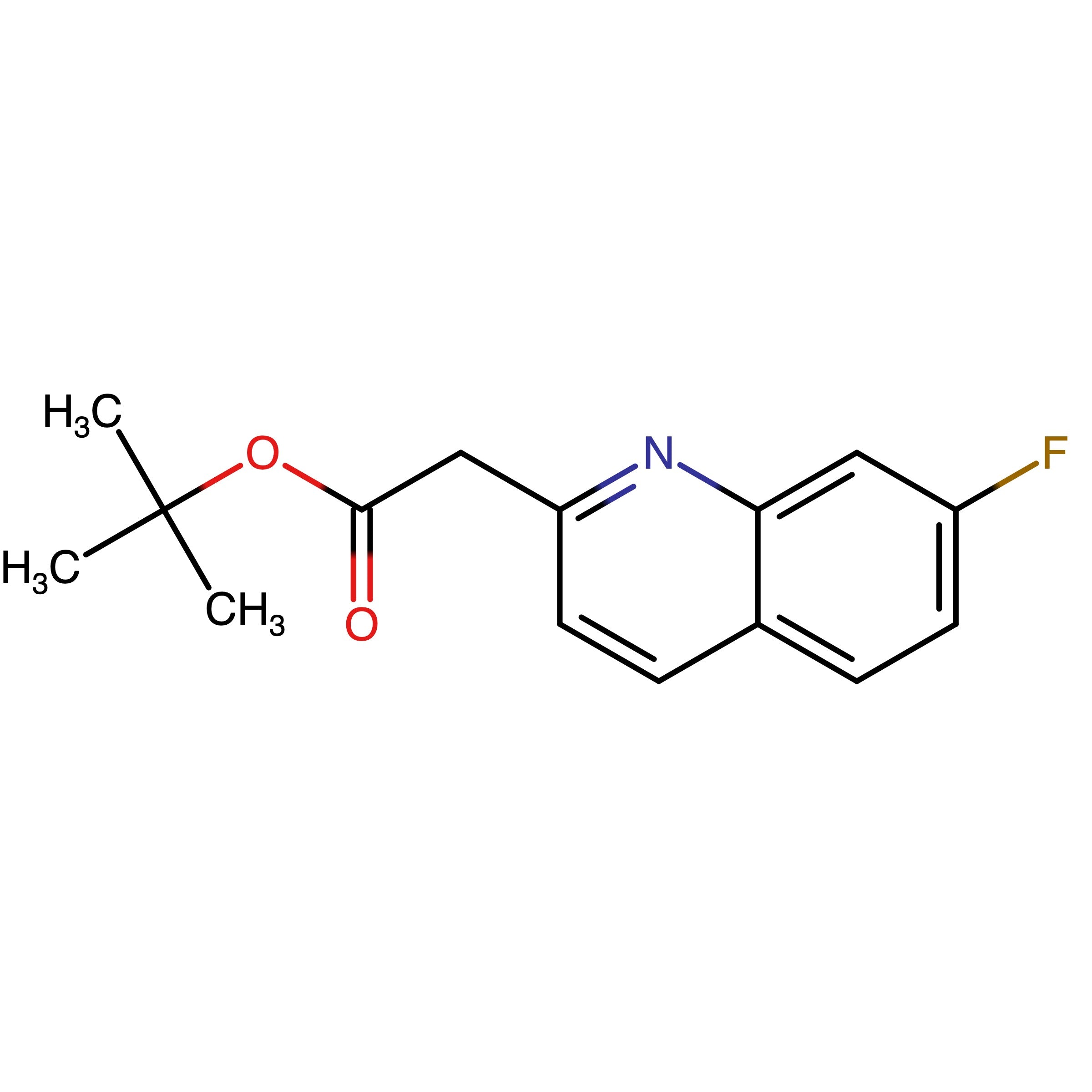 CAS 1433203-77-0 | tert-Butyl 2-(7-fluoroquinolin-2-yl)acetate