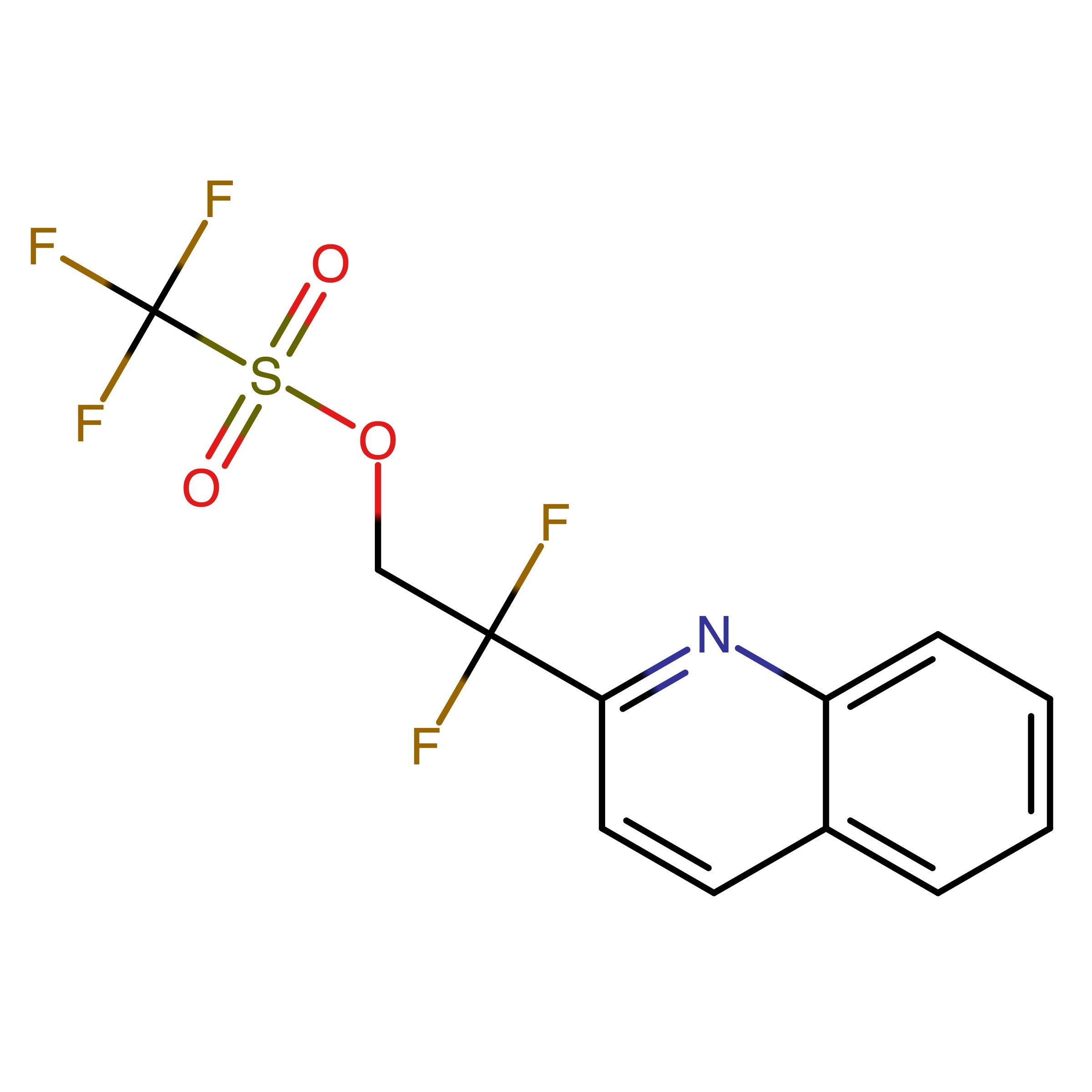 CAS 1417189-52-6 | 2,2-Difluoro-2-(quinolin-2-yl)ethyl trifluoromethanesulfonate