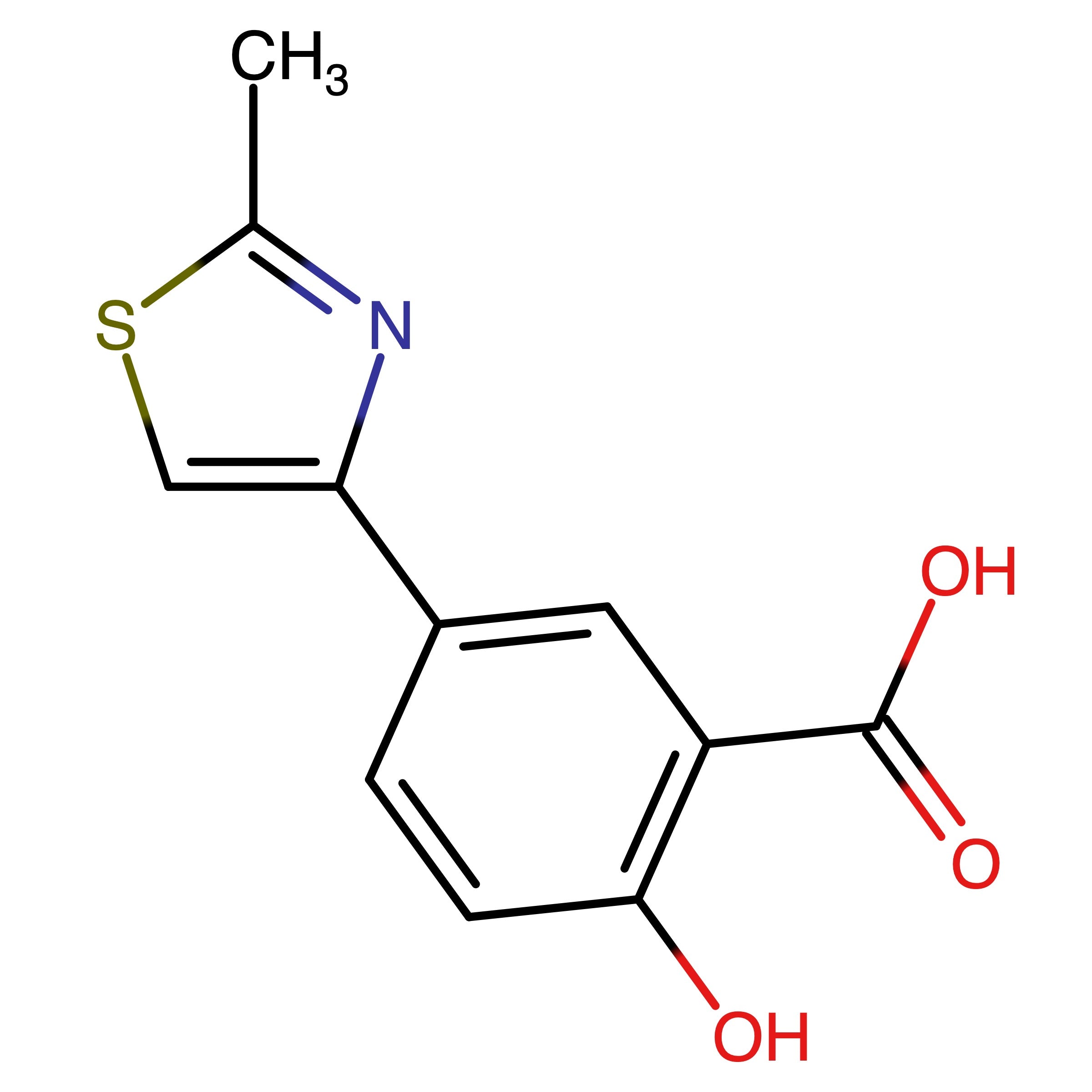 CAS 28018-63-5 | 2-Hydroxy-5-(2-methylthiazol-4-yl)benzoic acid