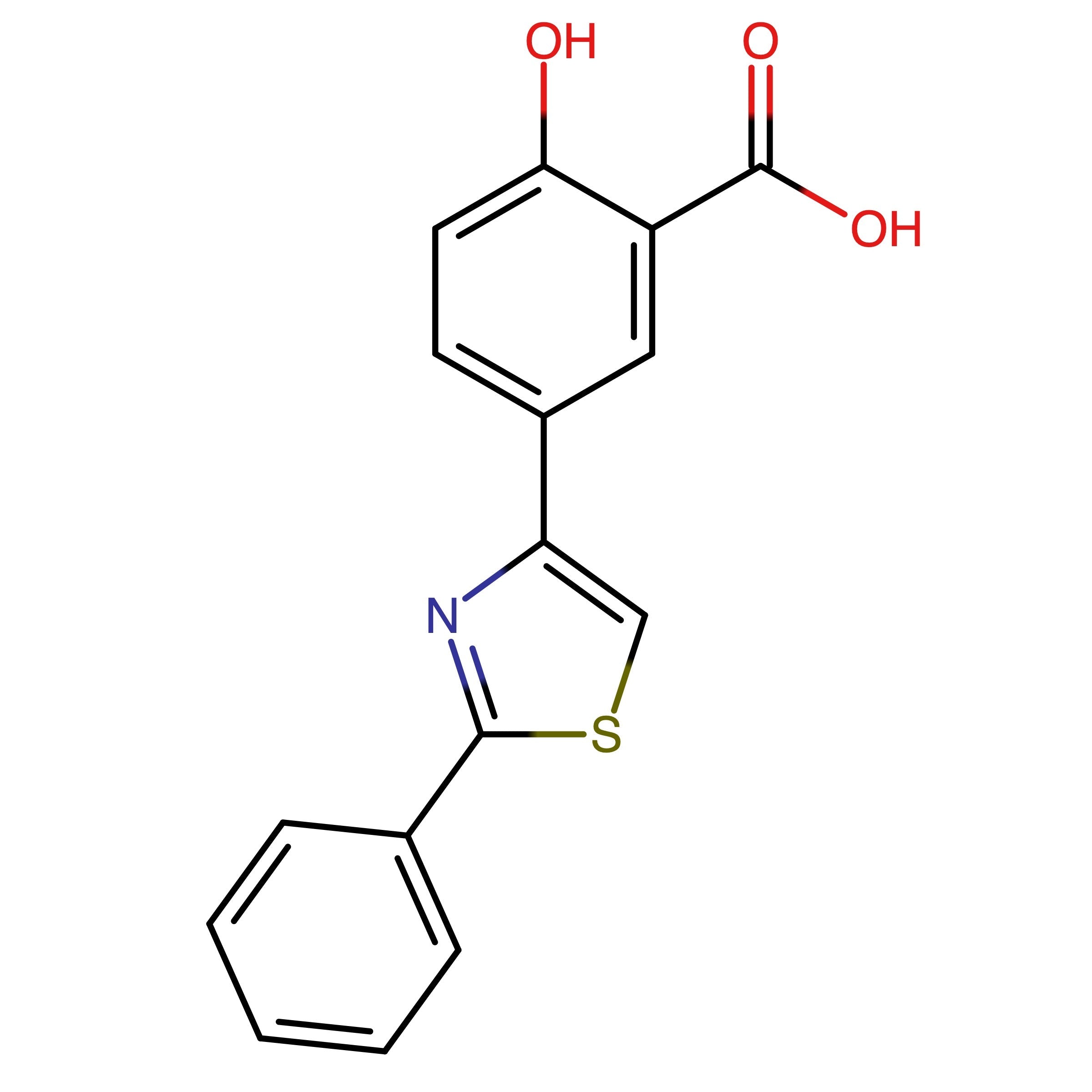 CAS 28018-65-7 | 2-hydroxy-5-(2-phenylthiazol-4-yl)benzoic acid