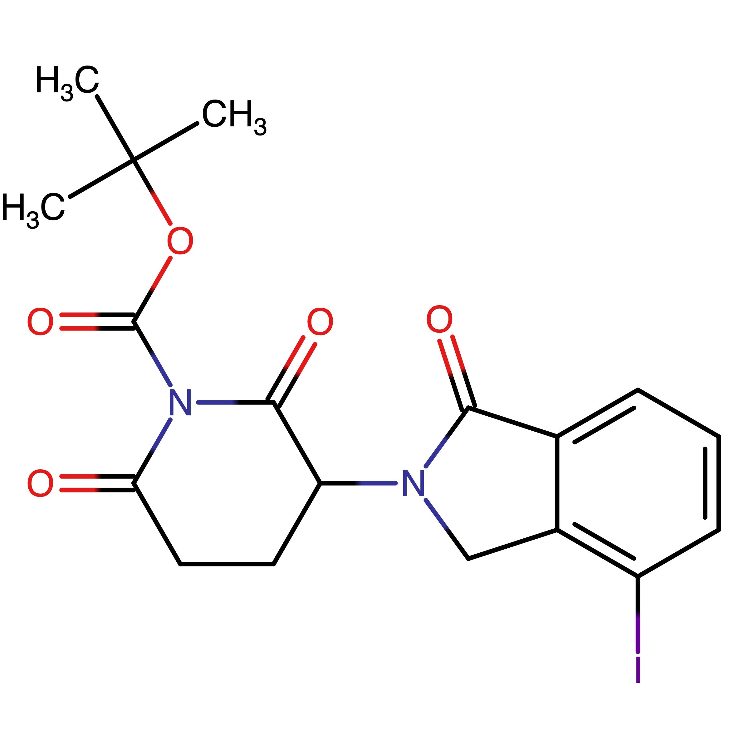 CAS 2408789-71-7 | tert-Butyl 3-(4-iodo-1-oxoisoindolin-2-yl)-2,6-dioxopiperidine-1-carboxylate