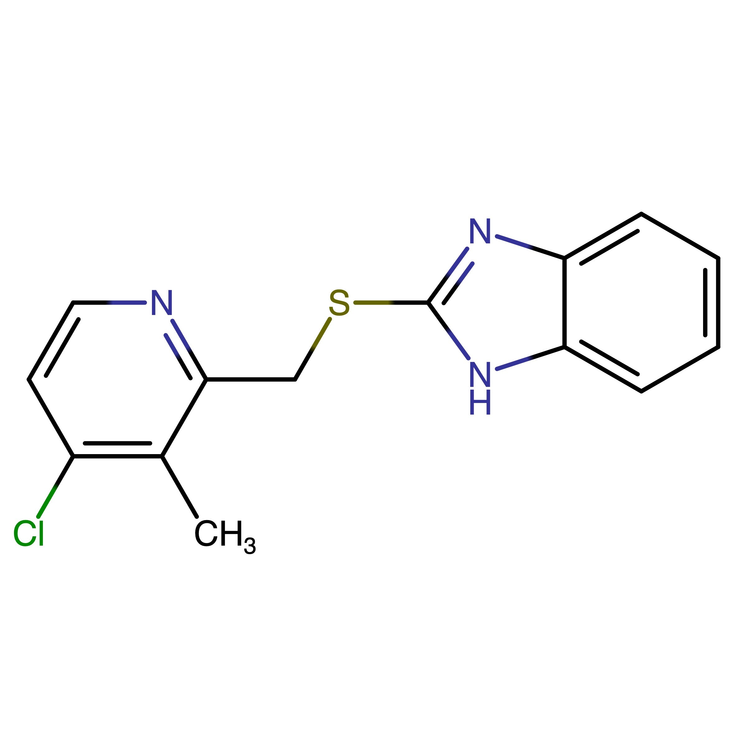 CAS 103312-62-5 | 2-(((4-Chloro-3-methylpyridin-2-yl)methyl)thio)-1H-benzo[d]imidazole | MFCD08282361