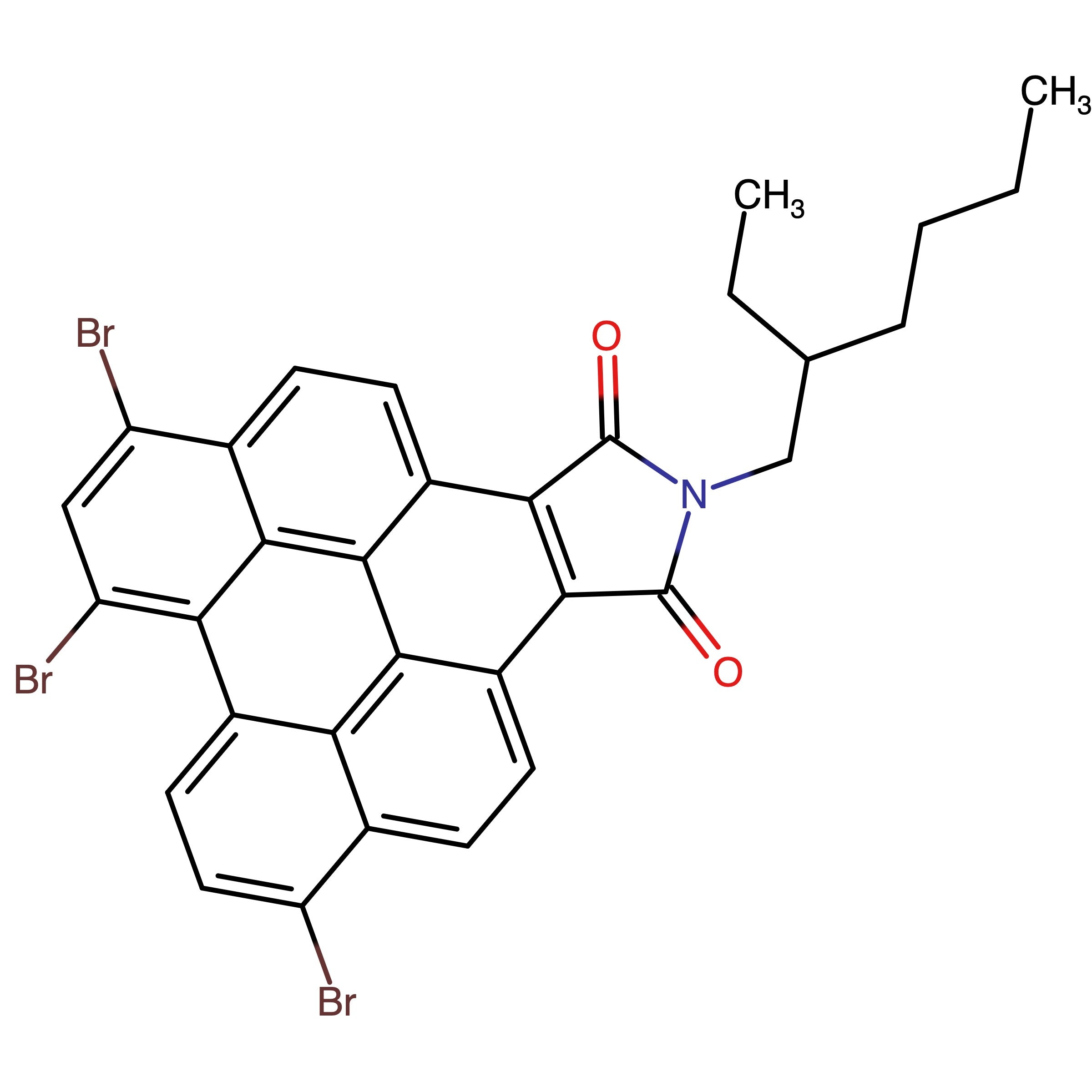 CAS 2459401-61-5 | 6,8,11-Tribromo-2-(2-ethylhexyl)-1H-peryleno[1,12-efg]isoindole-1,3(2H)-dione