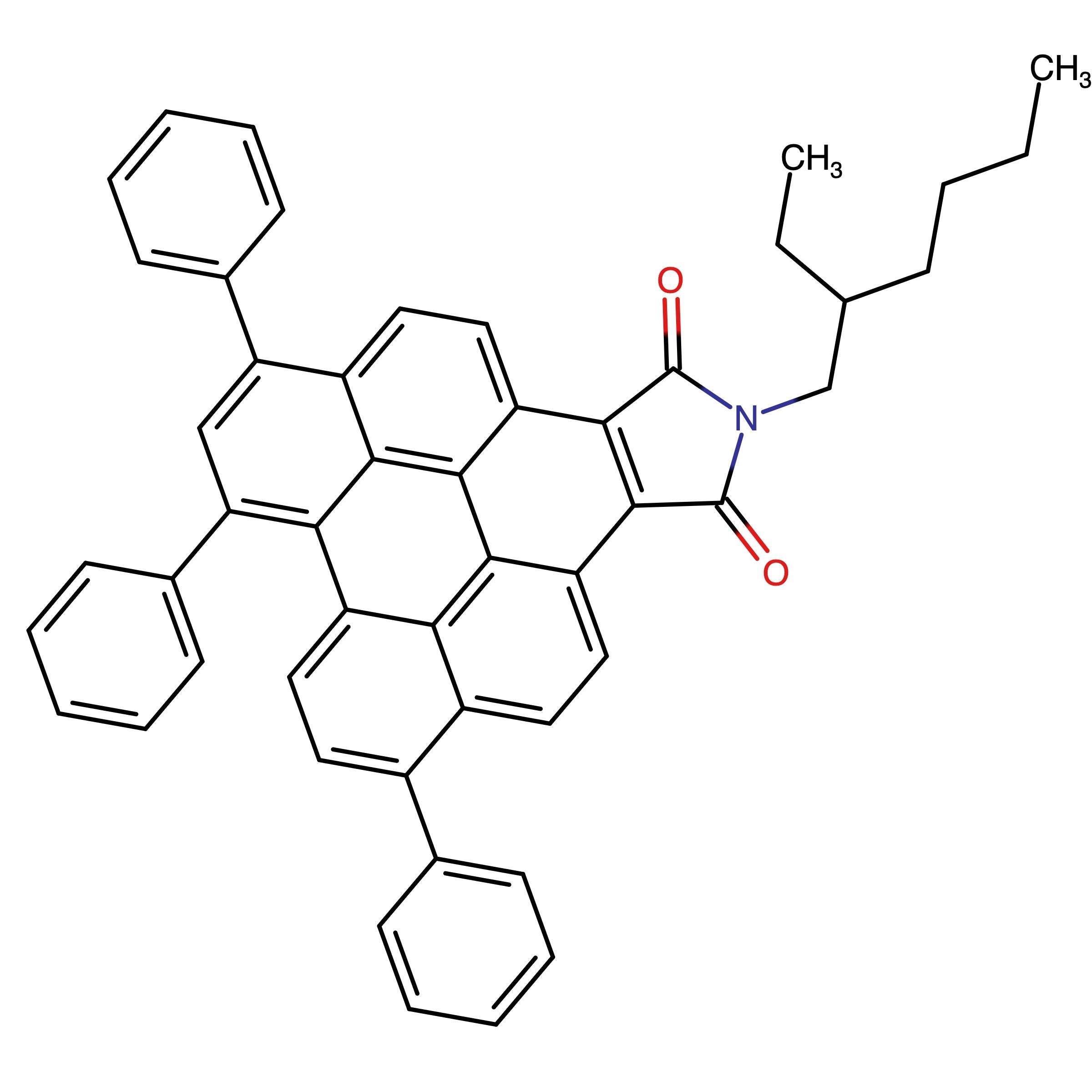 CAS 2459401-64-8 | 2-(2-Ethylhexyl)-6,8,11-triphenyl-1H-peryleno[1,12-efg]isoindole-1,3(2H)-dione