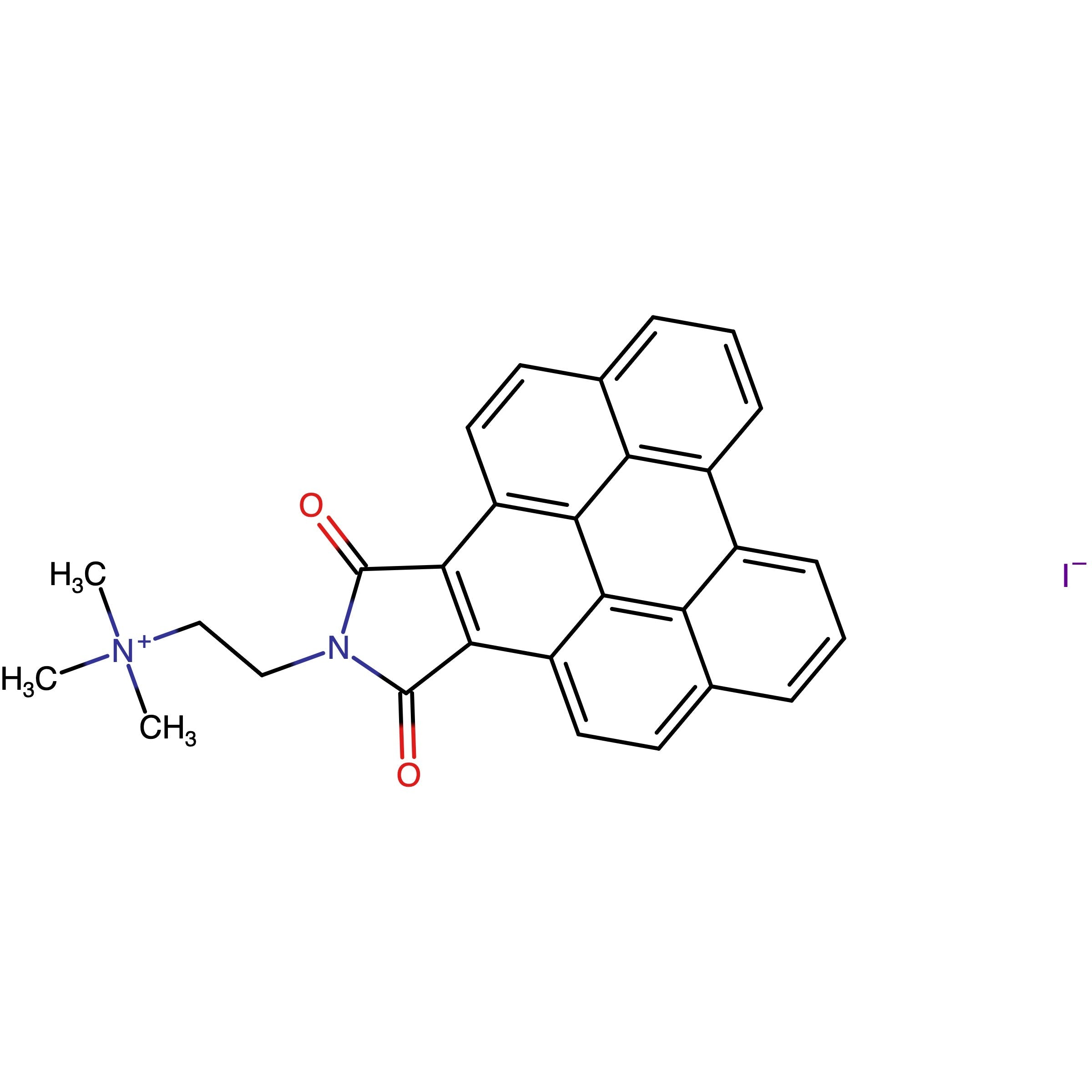 CAS 2606825-70-9 | 2-(1,3-Dioxo-1,3-dihydro-2H-peryleno[1,12-efg]isoindol-2-yl)-N,N,N-trimethylethan-1-aminium iodide