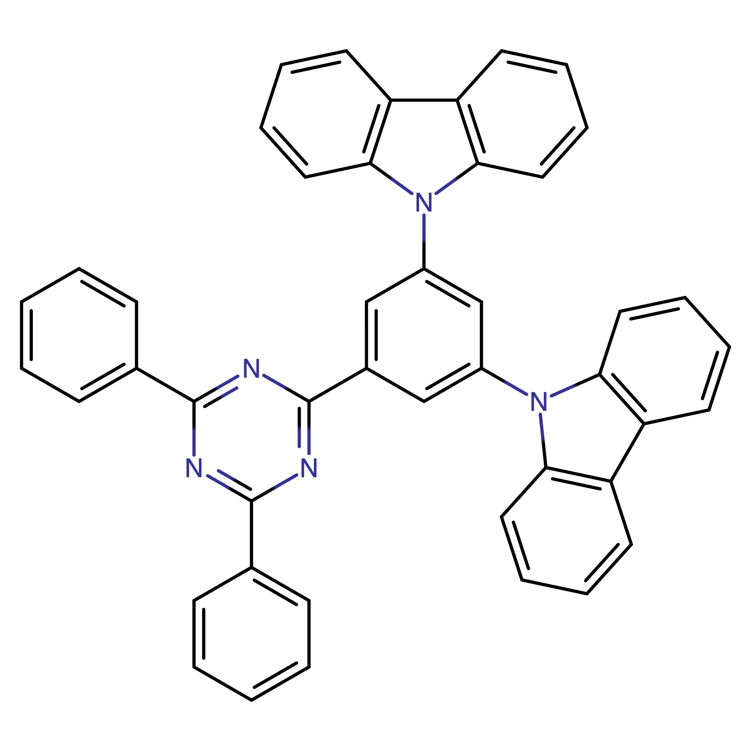 CAS 1106730-48-6 | 9,9'-(5-(4,6-Diphenyl-1,3,5-triazin-2-yl)-1,3-phenylene)bis(9H-carbazole)