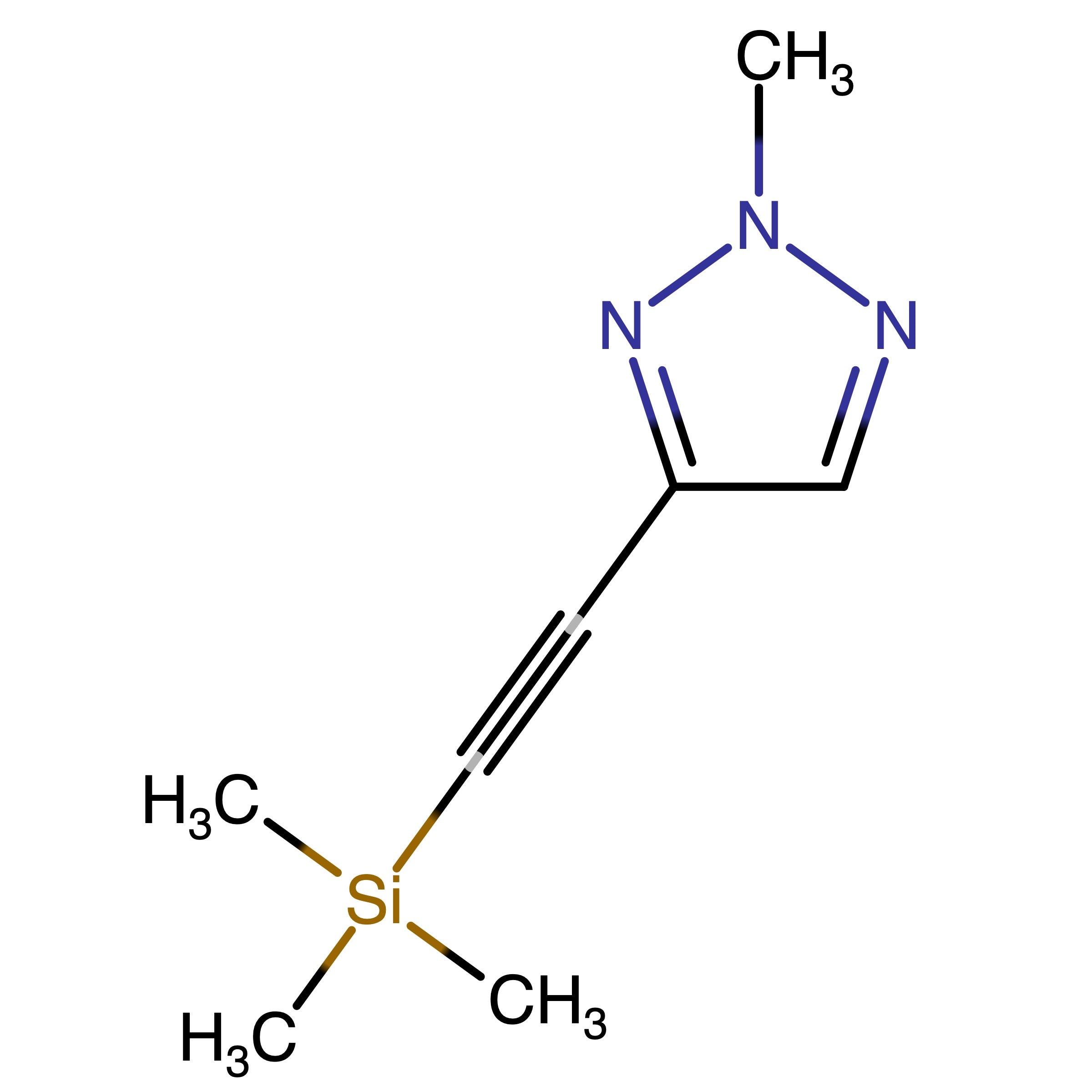 CAS 2244512-68-1 | 2-Methyl-4-((trimethylsilyl)ethynyl)-2H-1,2,3-triazole