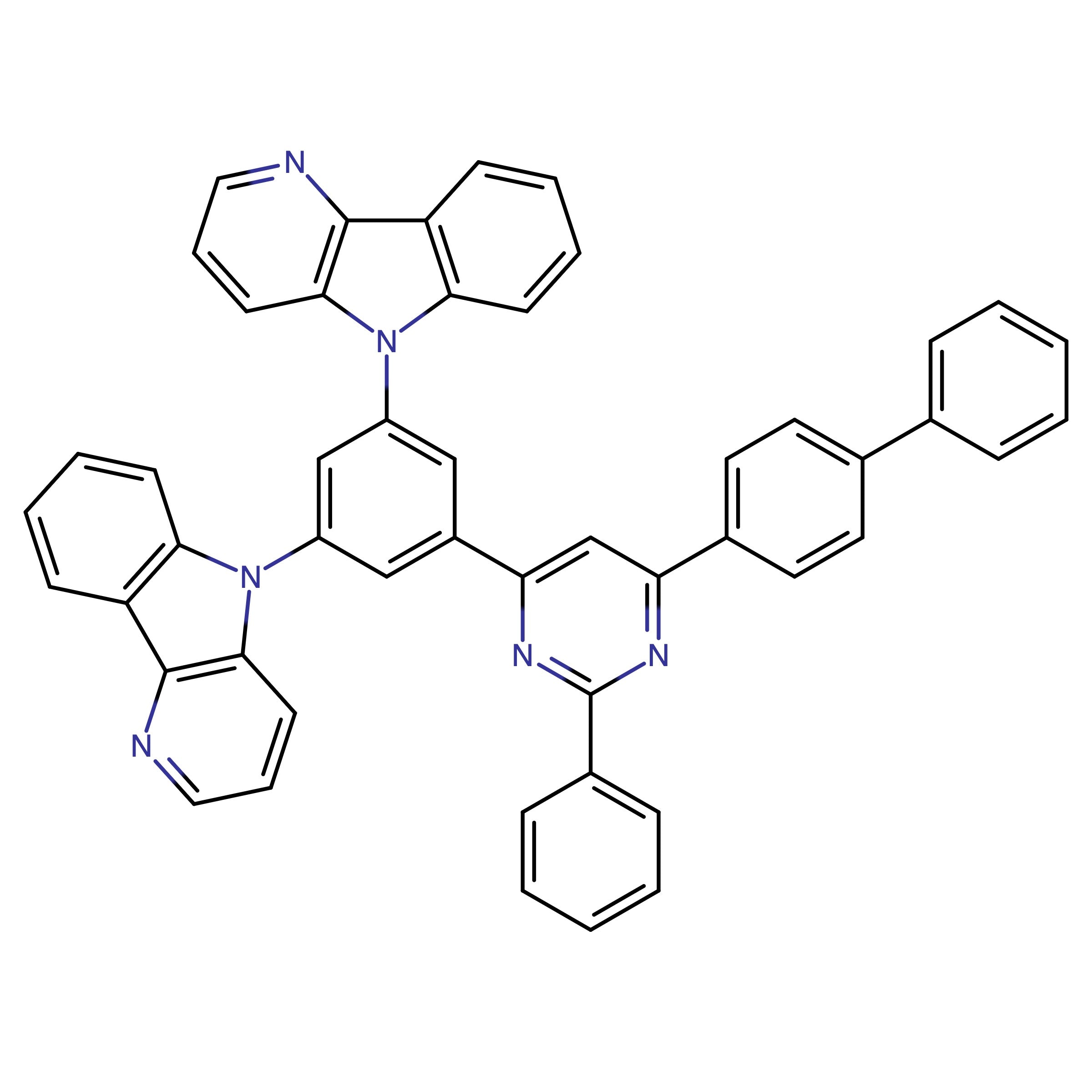 CAS 1836192-12-1 | 5,5'-(5-(6-([1,1'-Biphenyl]-4-yl)-2-phenylpyrimidin-4-yl)-1,3-phenylene)bis(5H-pyrido[3,2-b]indole)