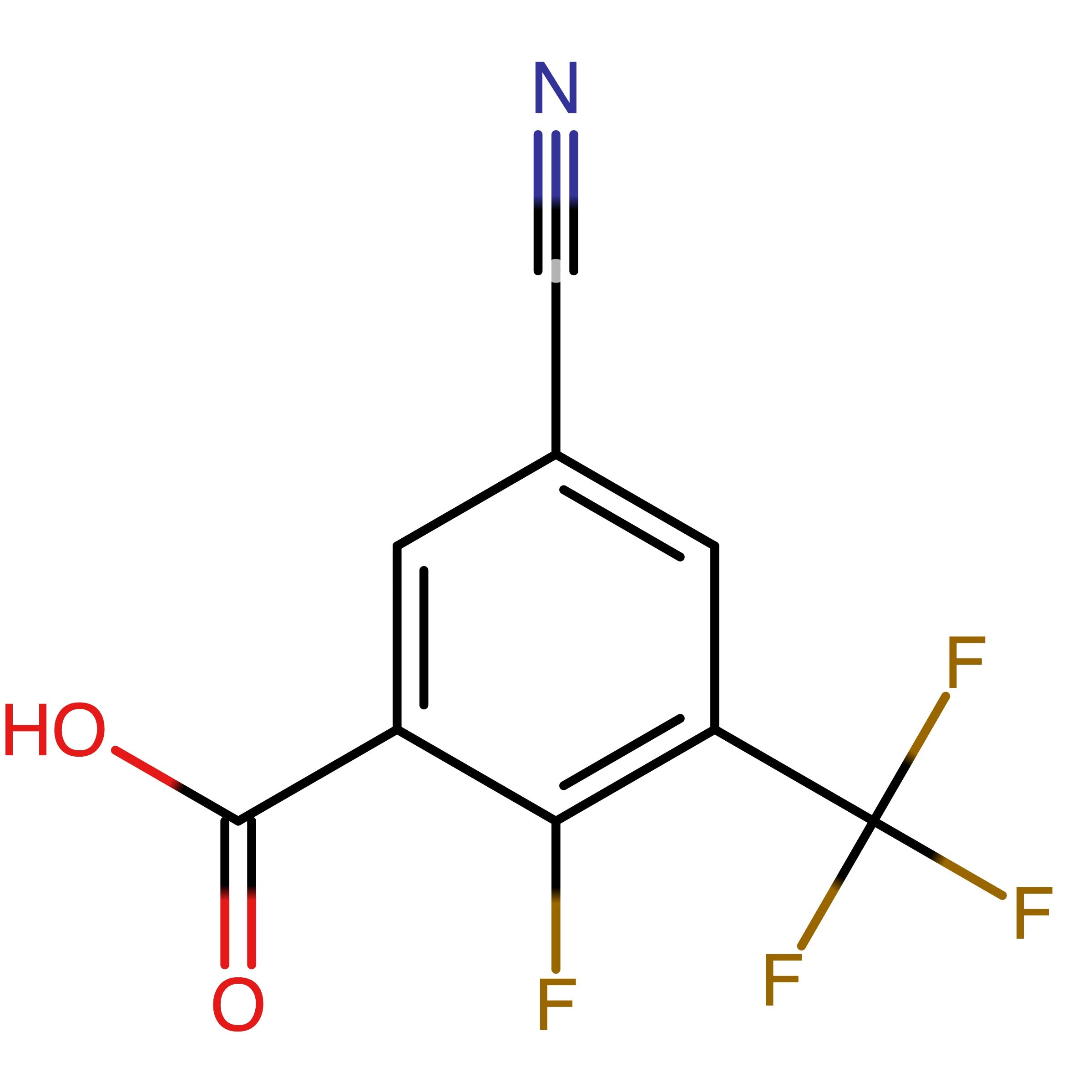 CAS 1807042-31-4 | 5-Cyano-2-fluoro-3-(trifluoromethyl)benzoic acid