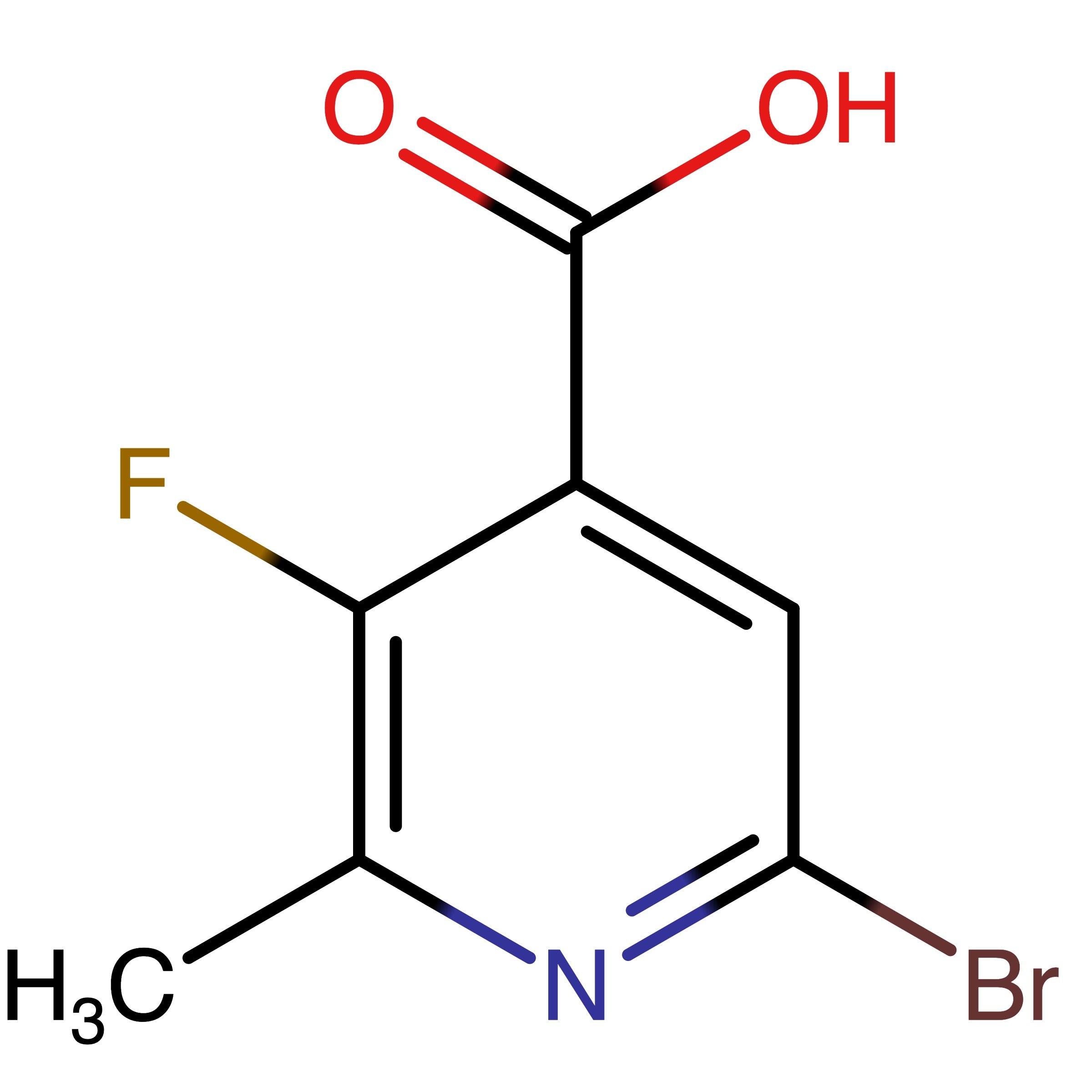 CAS 1780688-89-2 | 6-Bromo-3-fluoro-2-methylisonicotinic acid