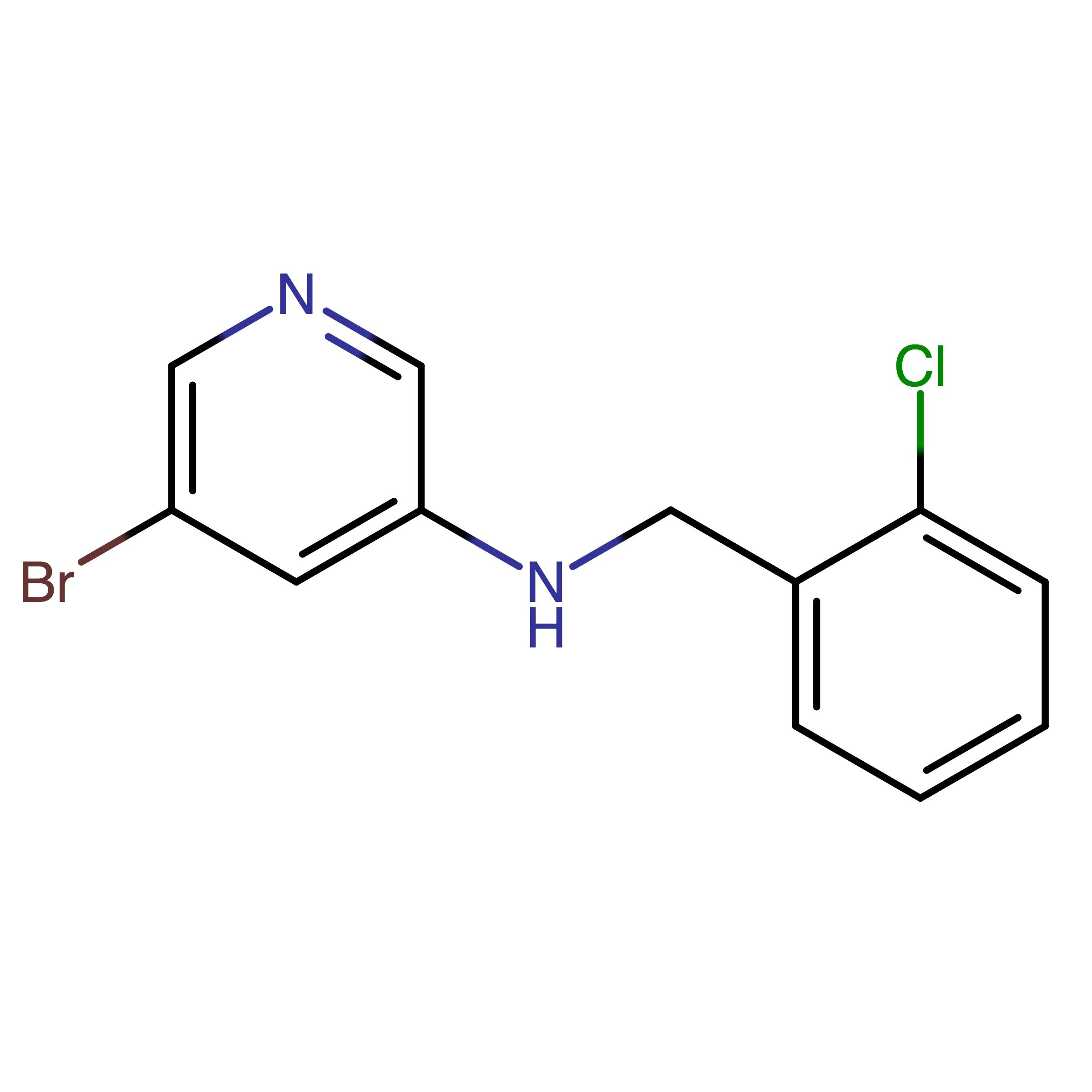 CAS 1565694-68-9 | 5-Bromo-N-(2-chlorobenzyl)pyridin-3-amine