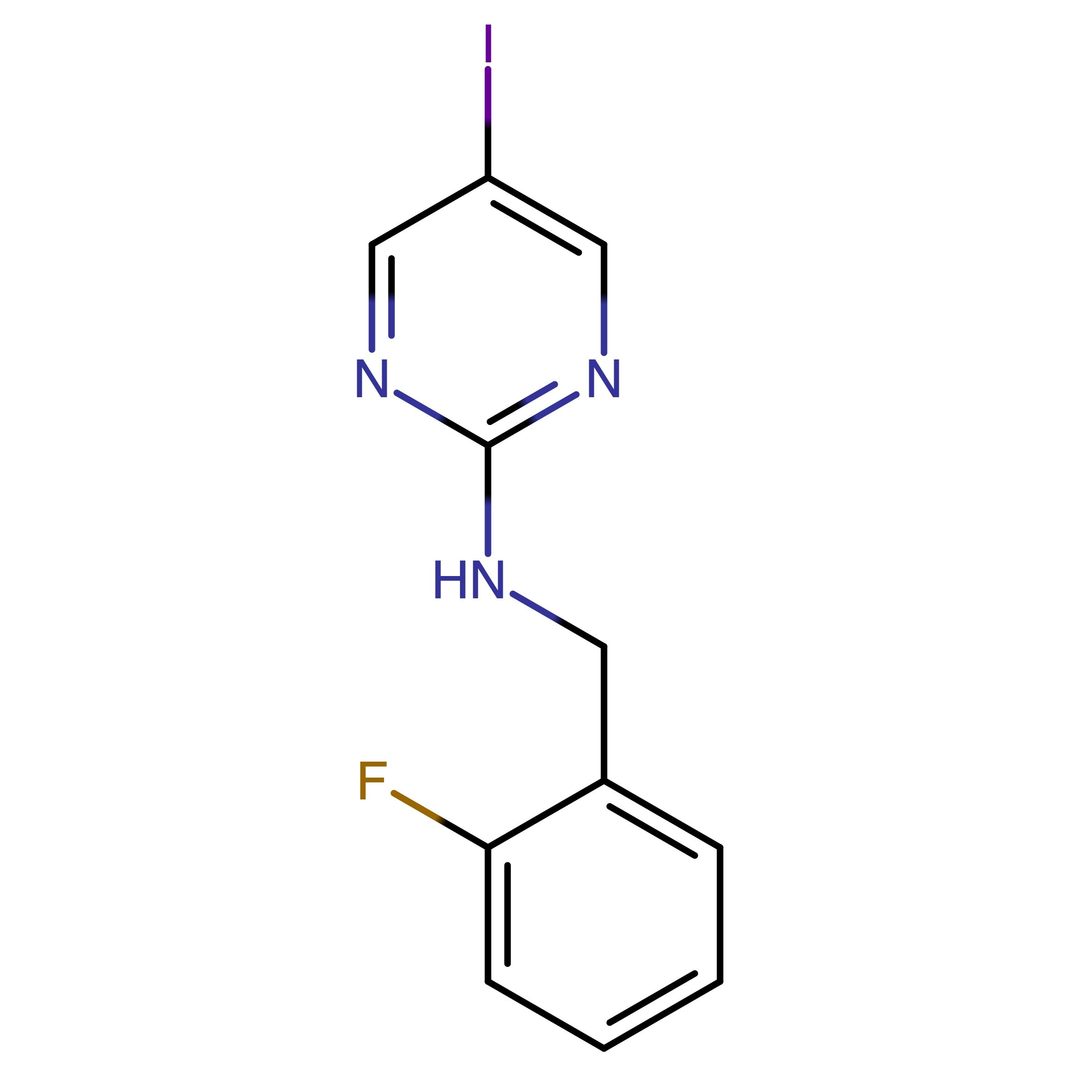 CAS 1597616-91-5 | N-(2-Fluorobenzyl)-5-iodopyrimidin-2-amine