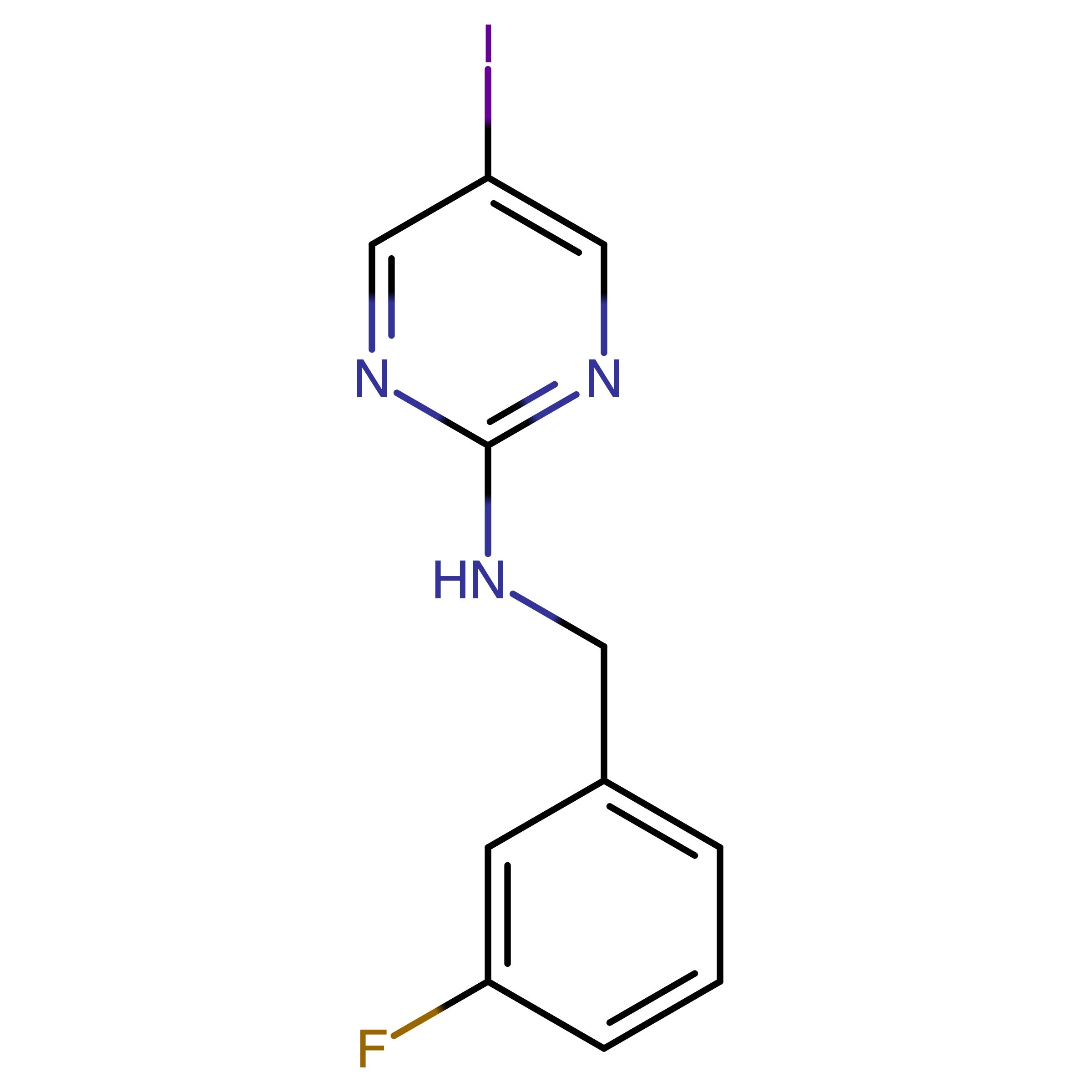 CAS 1592466-75-5 | N-(3-Fluorobenzyl)-5-iodopyrimidin-2-amine