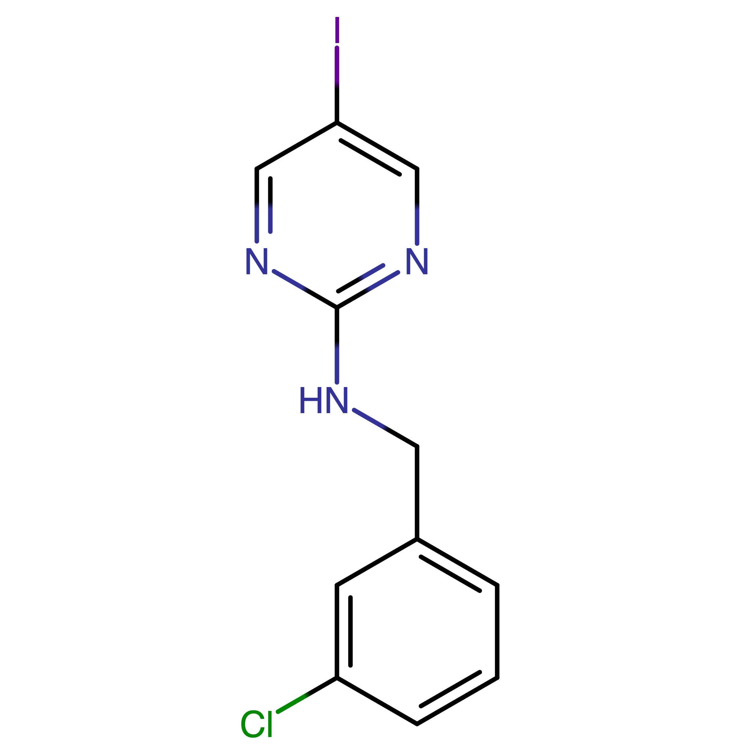 CAS 1603306-32-6 | N-(3-Chlorobenzyl)-5-iodopyrimidin-2-amine
