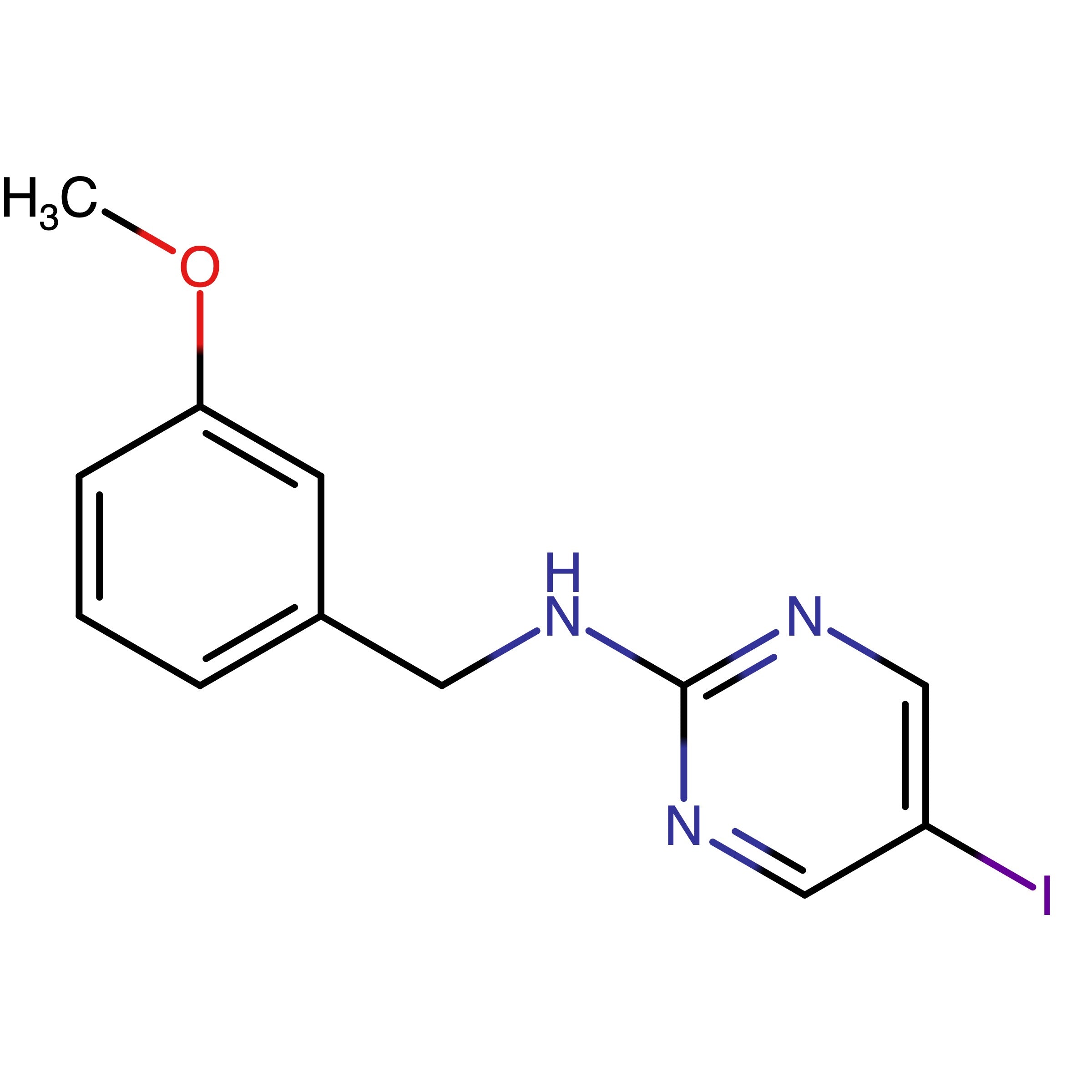 CAS 1779257-01-0 | 5-Iodo-N-(3-methoxybenzyl)pyrimidin-2-amine