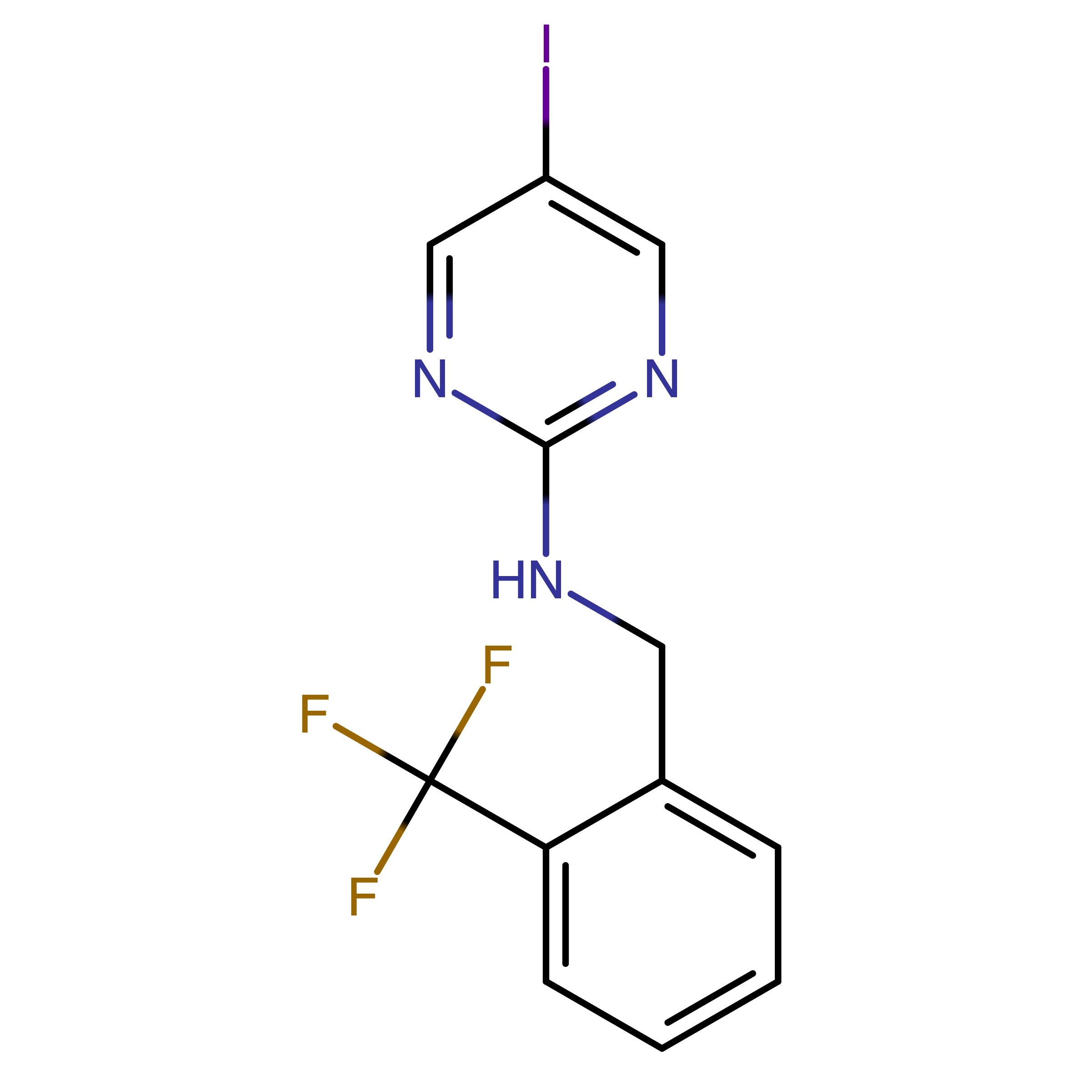 CAS 1919152-29-6 | 5-Iodo-N-(2-(trifluoromethyl)benzyl)pyrimidin-2-amine