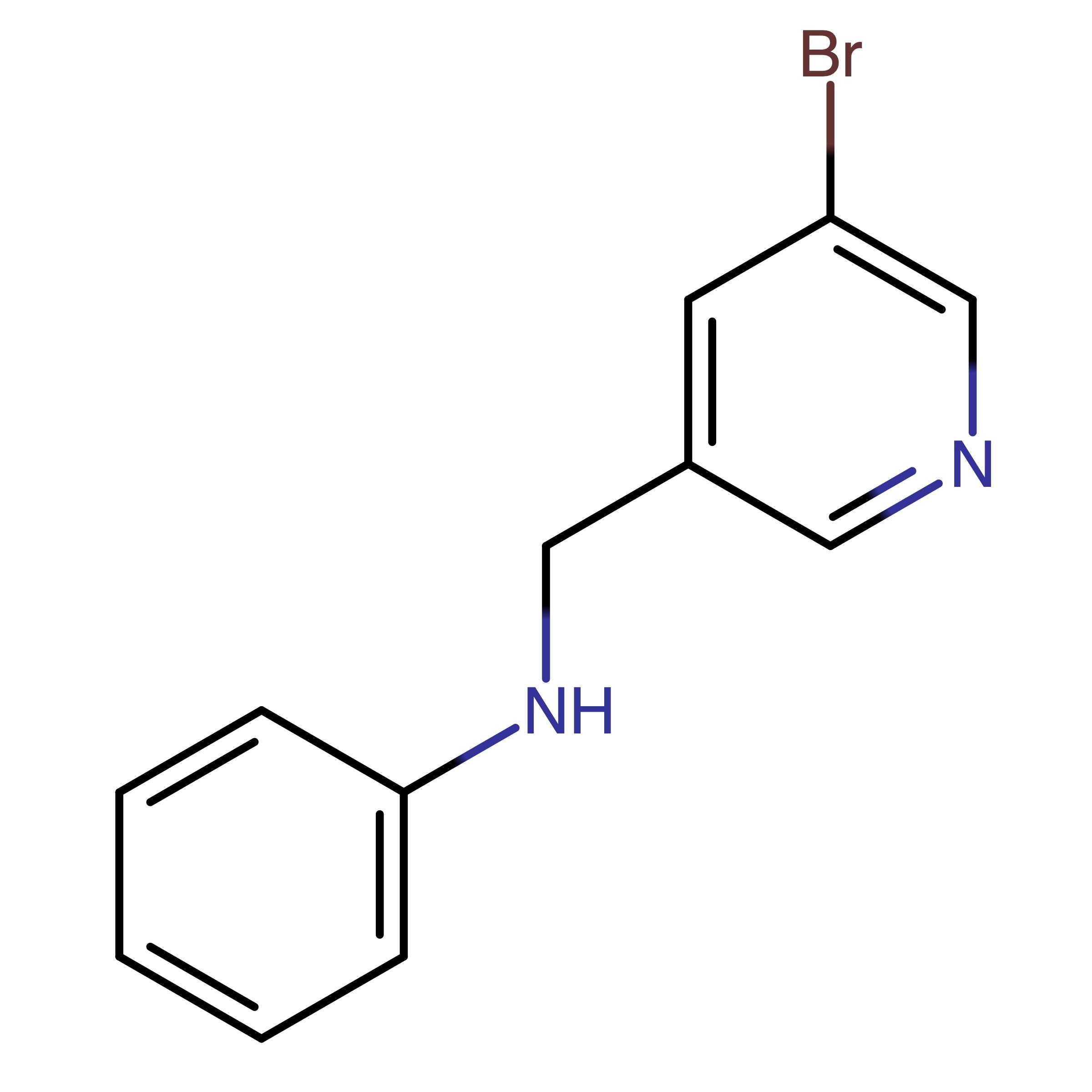 CAS 61686-61-1 | N-((5-Bromopyridin-3-yl)methyl)aniline