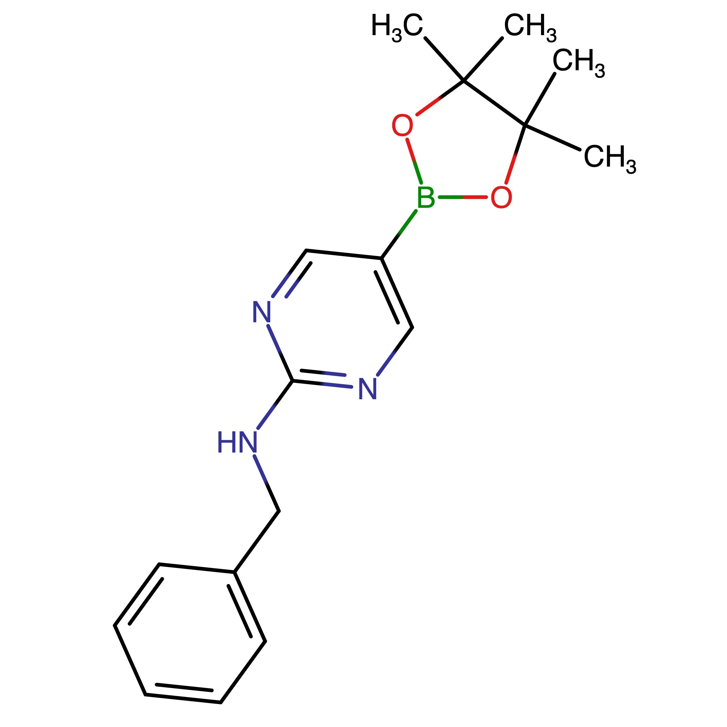 CAS 1218789-30-0 | N-Benzyl-5-(4,4,5,5-tetramethyl-1,3,2-dioxaborolan-2-yl)pyrimidin-2-amine