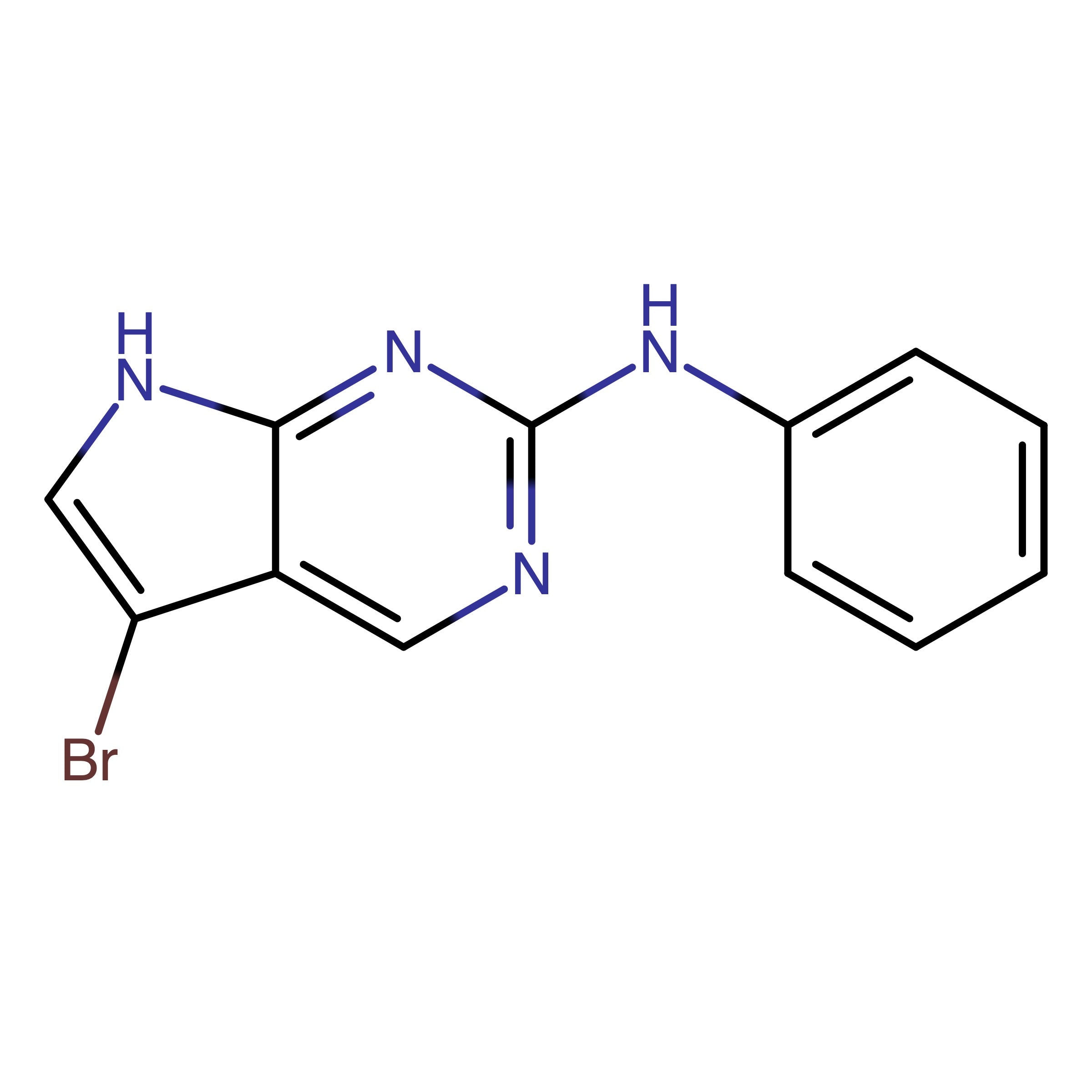 CAS 1060816-58-1 | 5-Bromo-N-phenyl-7H-pyrrolo[2,3-d]pyrimidin-2-amine