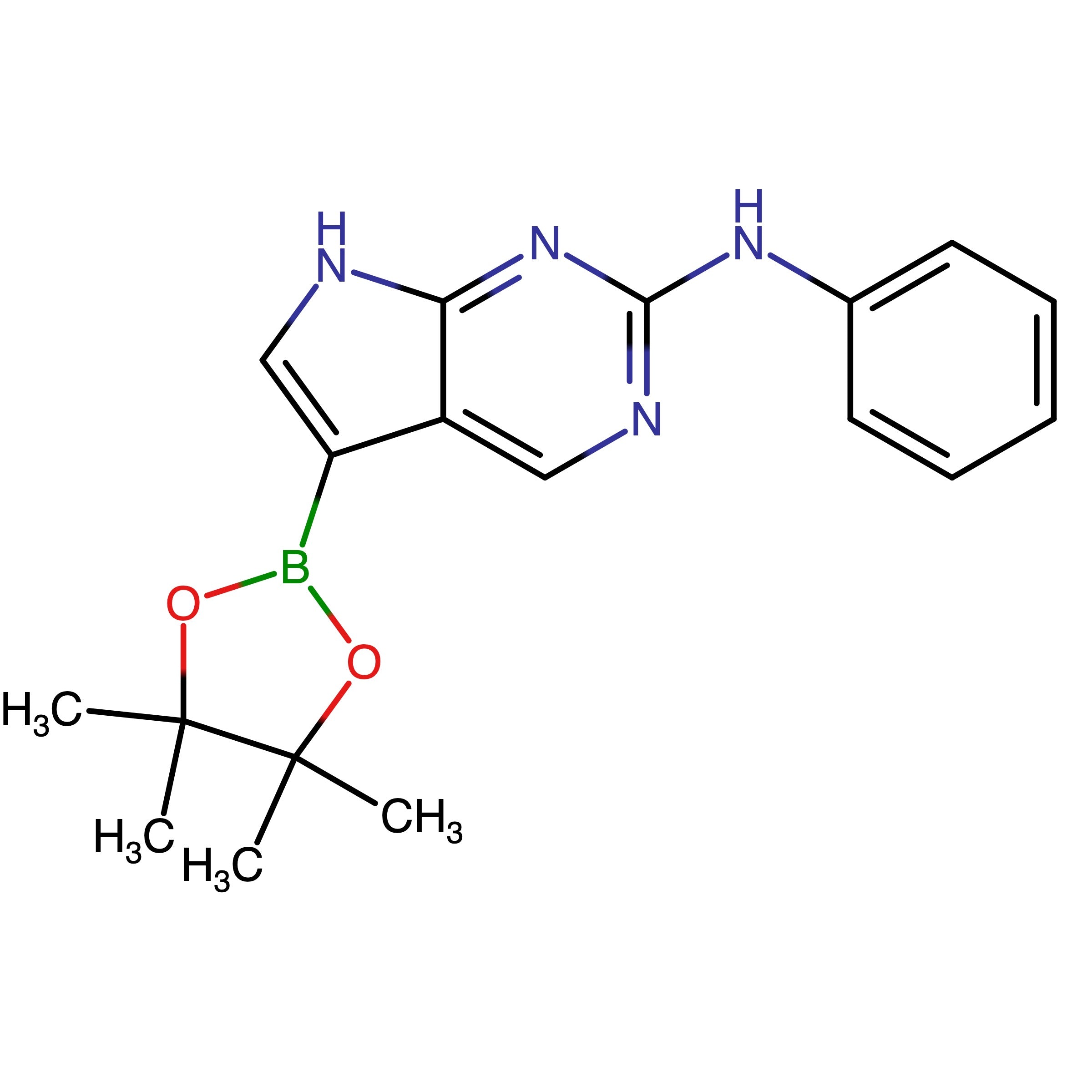 CAS 2756235-92-2 | N-Phenyl-5-(4,4,5,5-tetramethyl-1,3,2-dioxaborolan-2-yl)-7H-pyrrolo[2,3-d]pyrimidin-2-amine